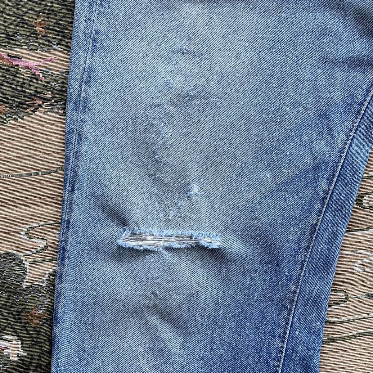 Levi's Thrashed Vintage Levi's 501 Rindem Button 6 Distressed Jeans Size US 34 / EU 50 - 9 Thumbnail
