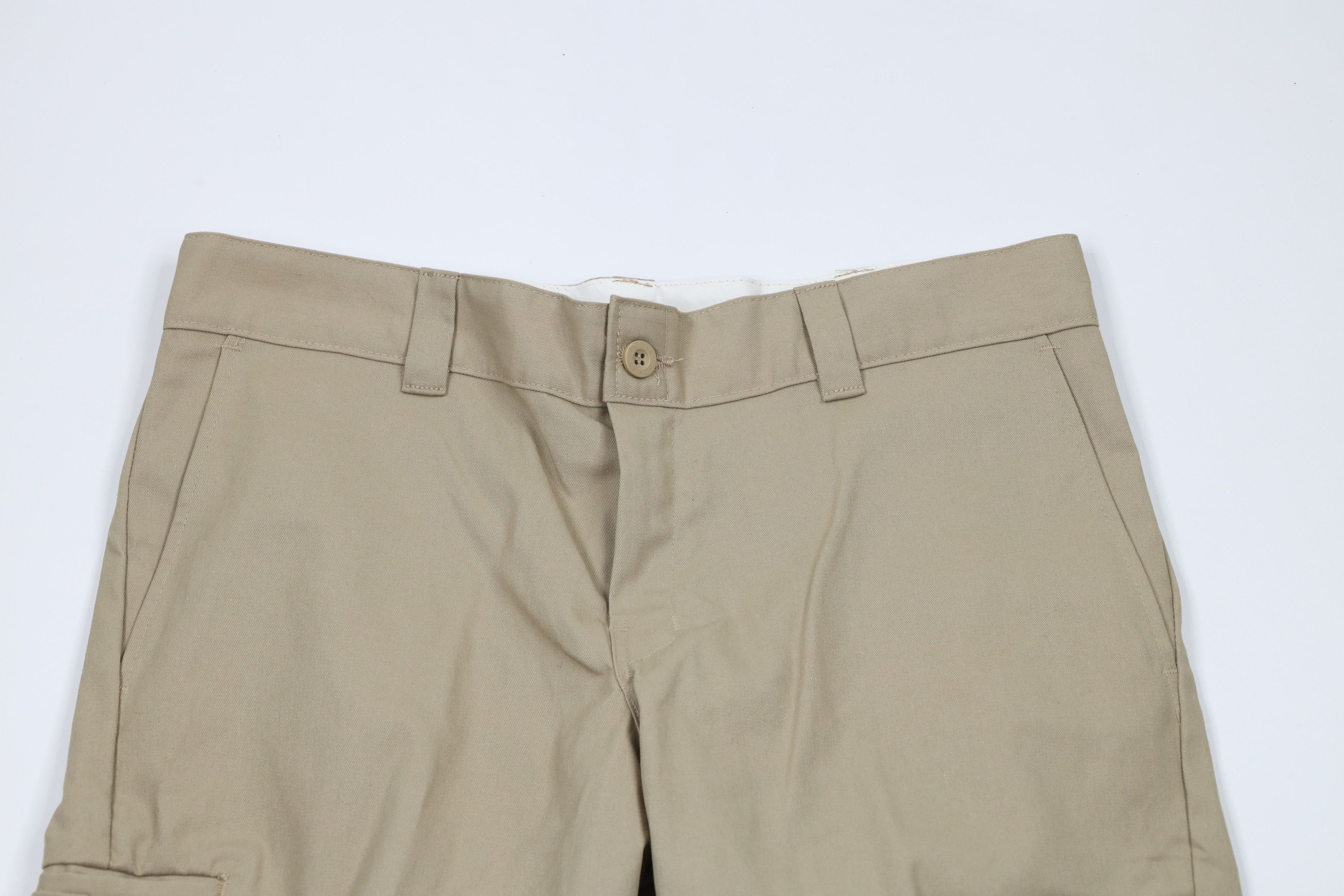 Dickies × Vintage Vintage Dickies Out Wide Leg Cargo Mechanic Pants Beige Size US 34 / EU 50 - 2 Thumbnail