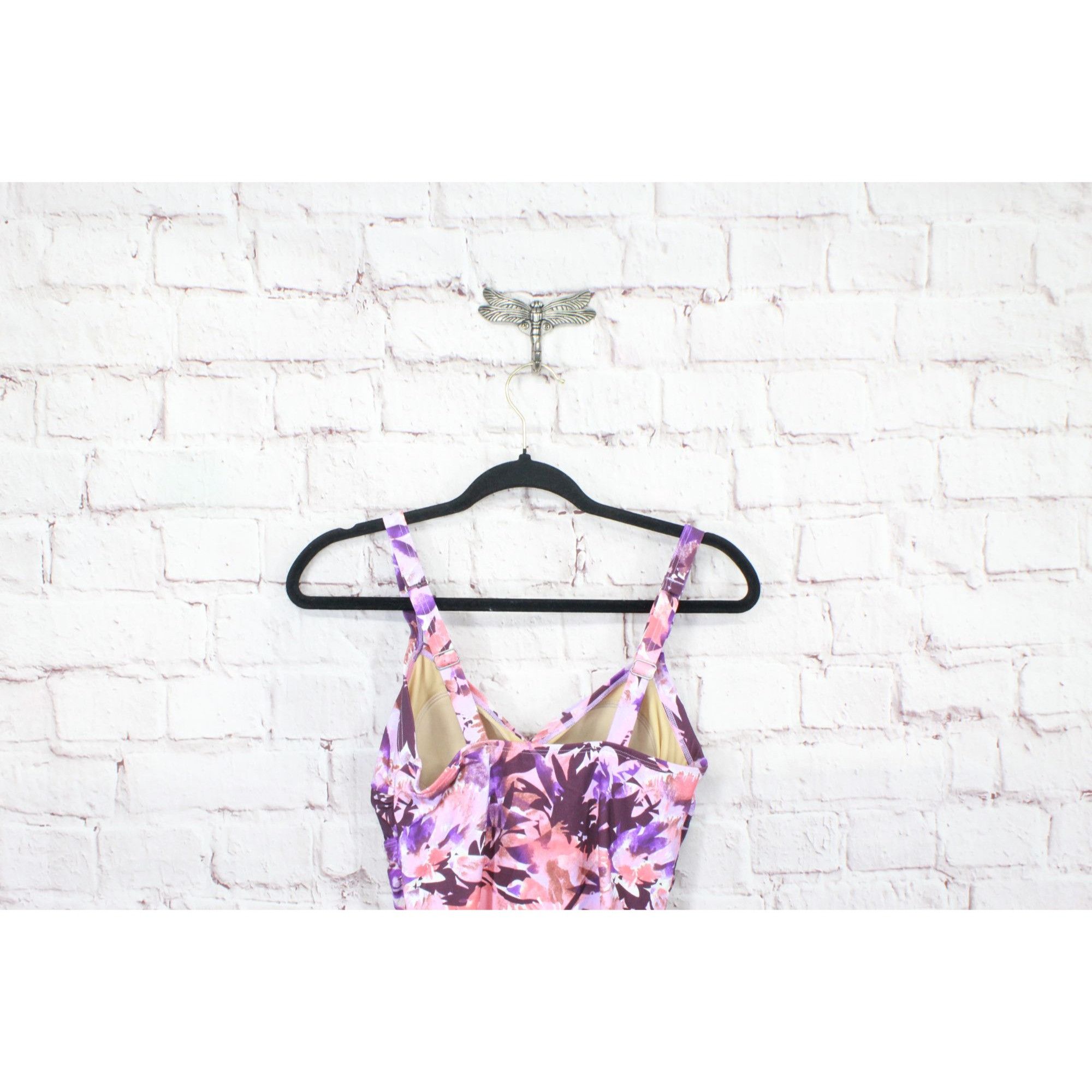 L.L. Bean LL Bean Shaping Swimwear Tankini Top Floral Print Size 8 Size M / US 6-8 / IT 42-44 - 4 Thumbnail