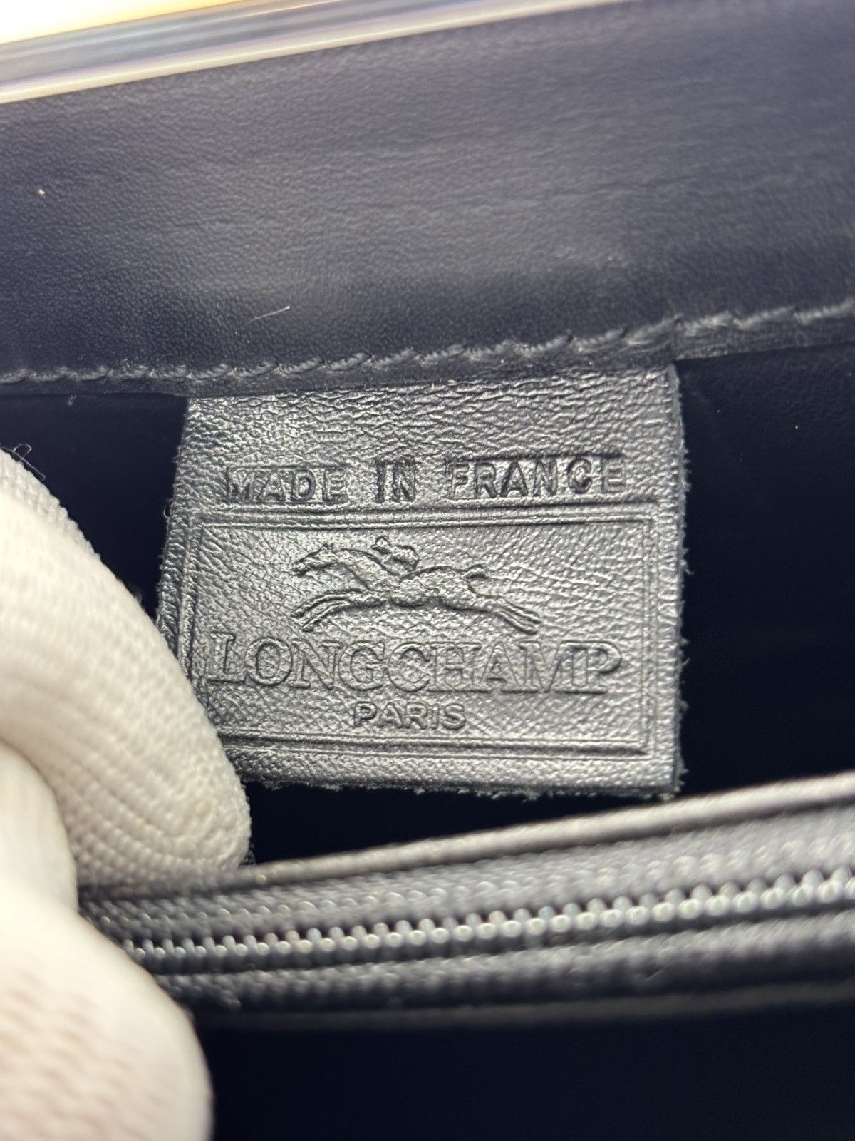 Longchamp (Rare) Longchamp Leather 2 Way W/Lock Key and Green Card Size ONE SIZE - 18 Thumbnail