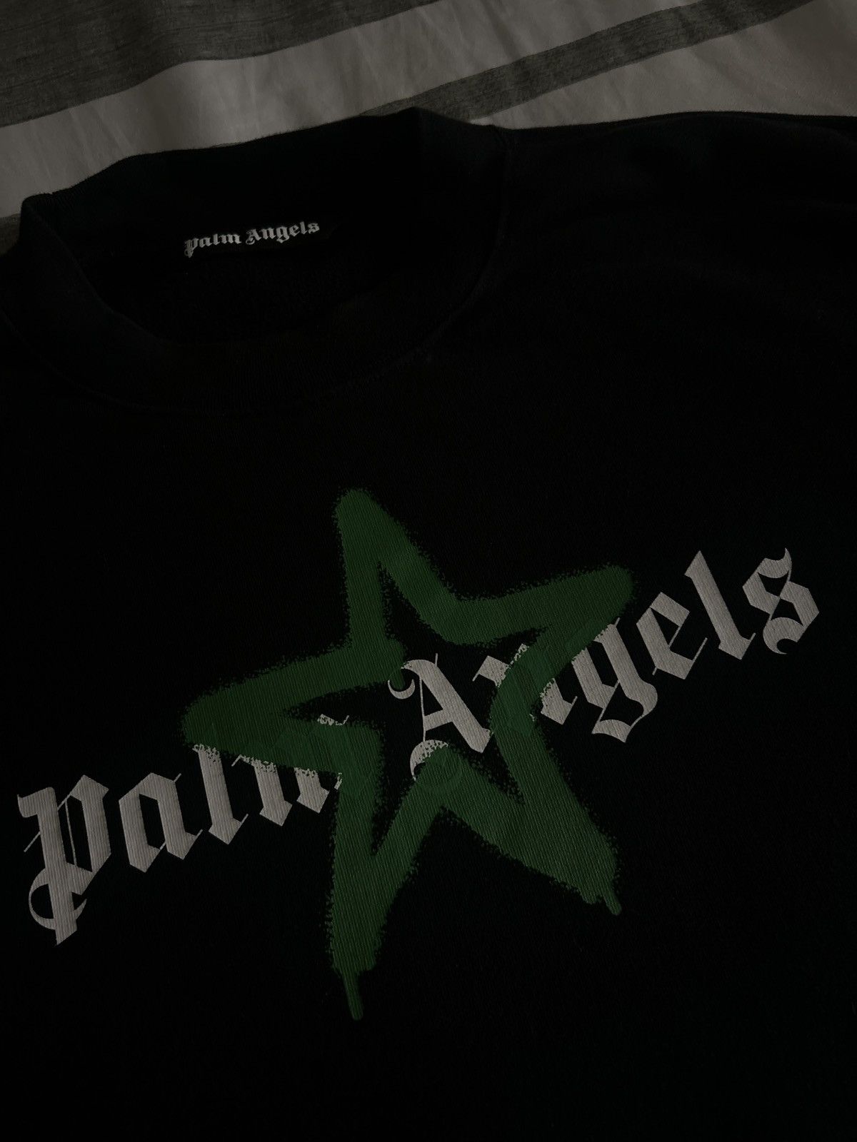 Palm Angels Palm Angels Star Sprayed Sweatshirt Size US M / EU 48-50 / 2 - 3 Thumbnail