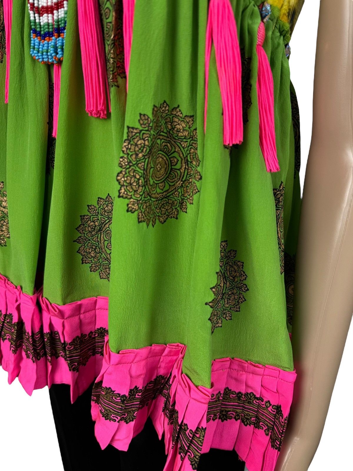 Manish Arora Manish Arora Silk Tank Blouse Pleated Decor size M Size M / US 6-8 / IT 42-44 - 8 Thumbnail