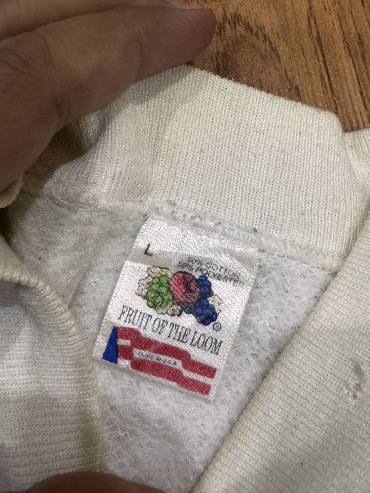 Vintage VTG 1992 QUOTE SHIRT SWEATSHIRT PULLOVER Size US L / EU 52-54 / 3 - 5 Thumbnail