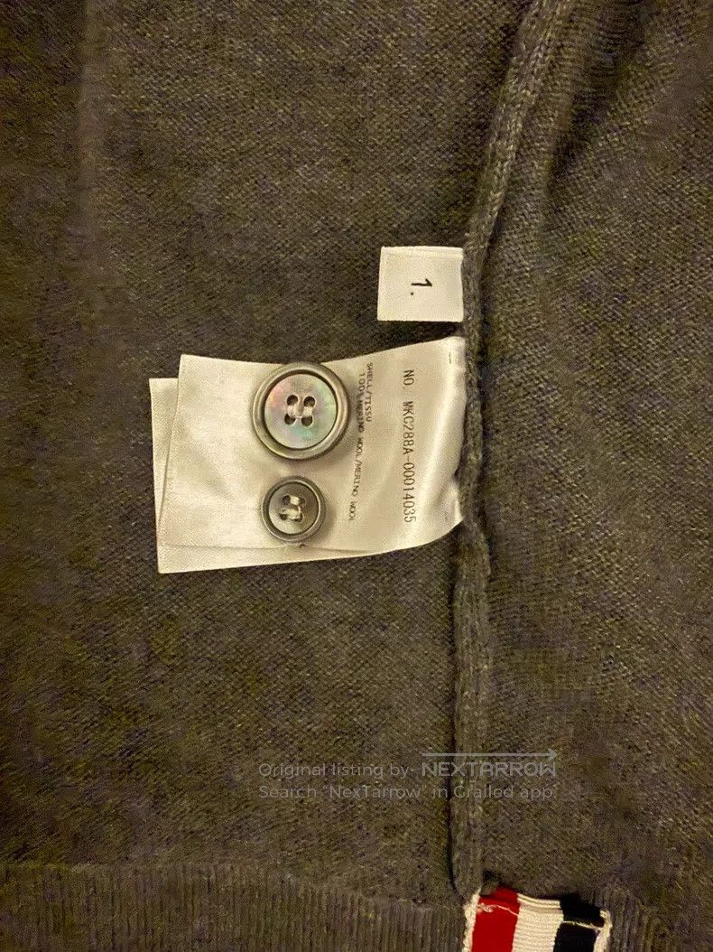 Thom Browne Thom Browne Gray Knit Cardigan Size US S / EU 44-46 / 1 - 3 Thumbnail