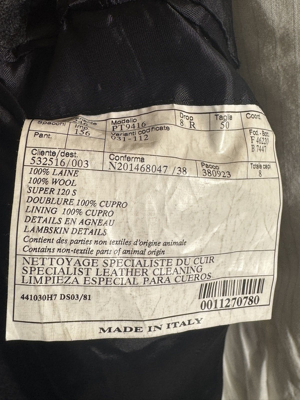 Hermes Hermès Double-Breasted Coat - 120s Wool & Lambskin Leather Size US M / EU 48-50 / 2 - 8 Thumbnail