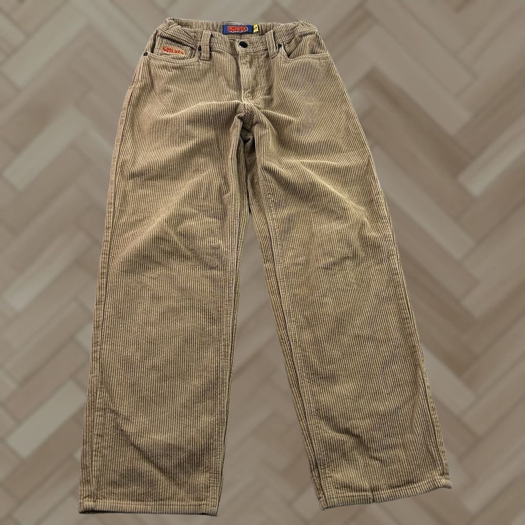 Empyre Empyre Khakis Pants Mens 27x27 Beige Corduroy 5-Pocket Relaxed Straight Fall Winter Spring Vintage No Size US 27 - 1 Thumbnail