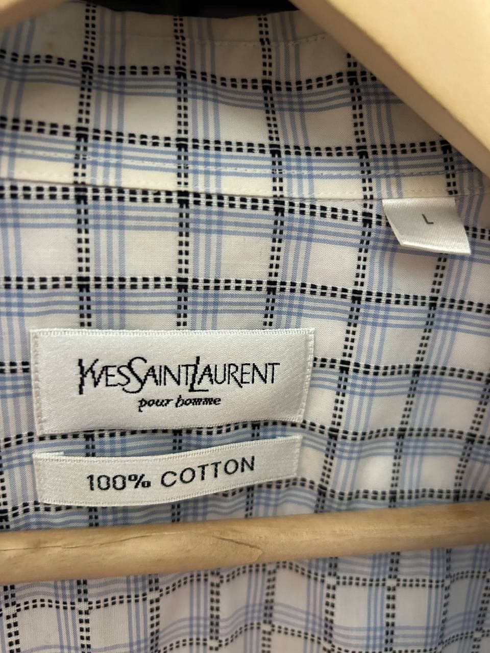 Yves Saint Laurent Vintage YSL Yves Saint Laurent White Classic Button Shirt Size US L / EU 52-54 / 3 - 7 Thumbnail