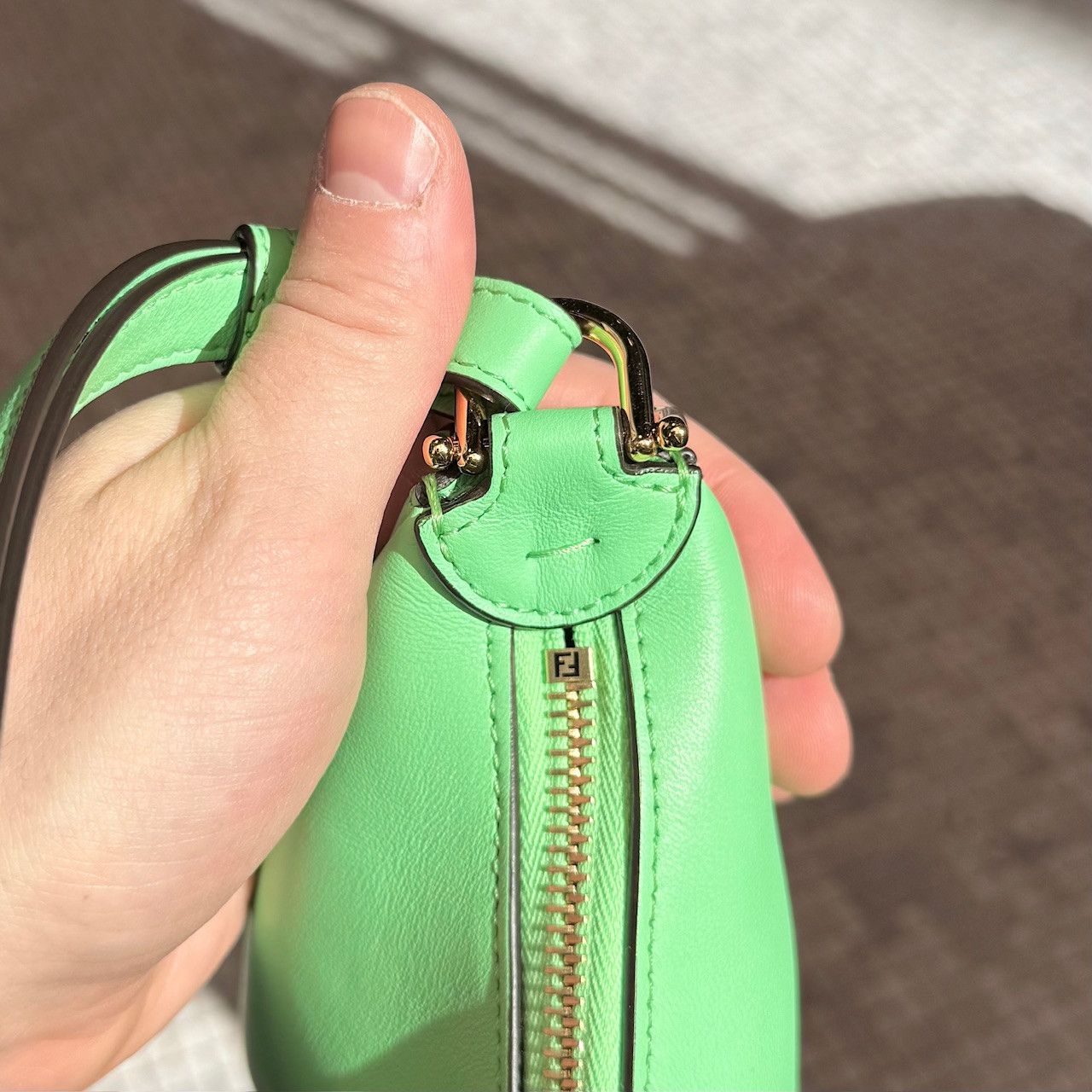Fendi Fendi Green Leather Fendigraphy Small Bag Size ONE SIZE - 11 Thumbnail