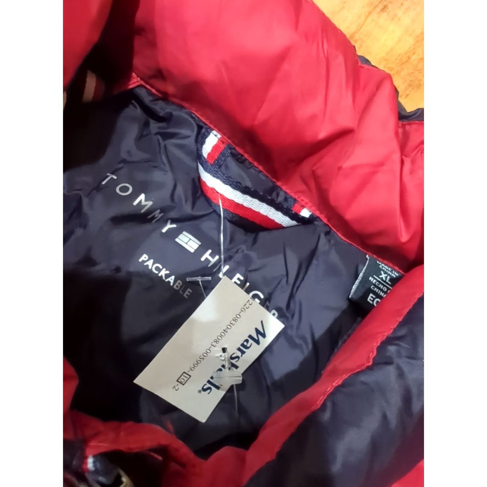Tommy Hilfiger Tommy Hilfiger Men Puffer Jacket Coat Red White Blue USA DOWN XL Winter Packable Size US XL / EU 56 / 4 - 7 Thumbnail