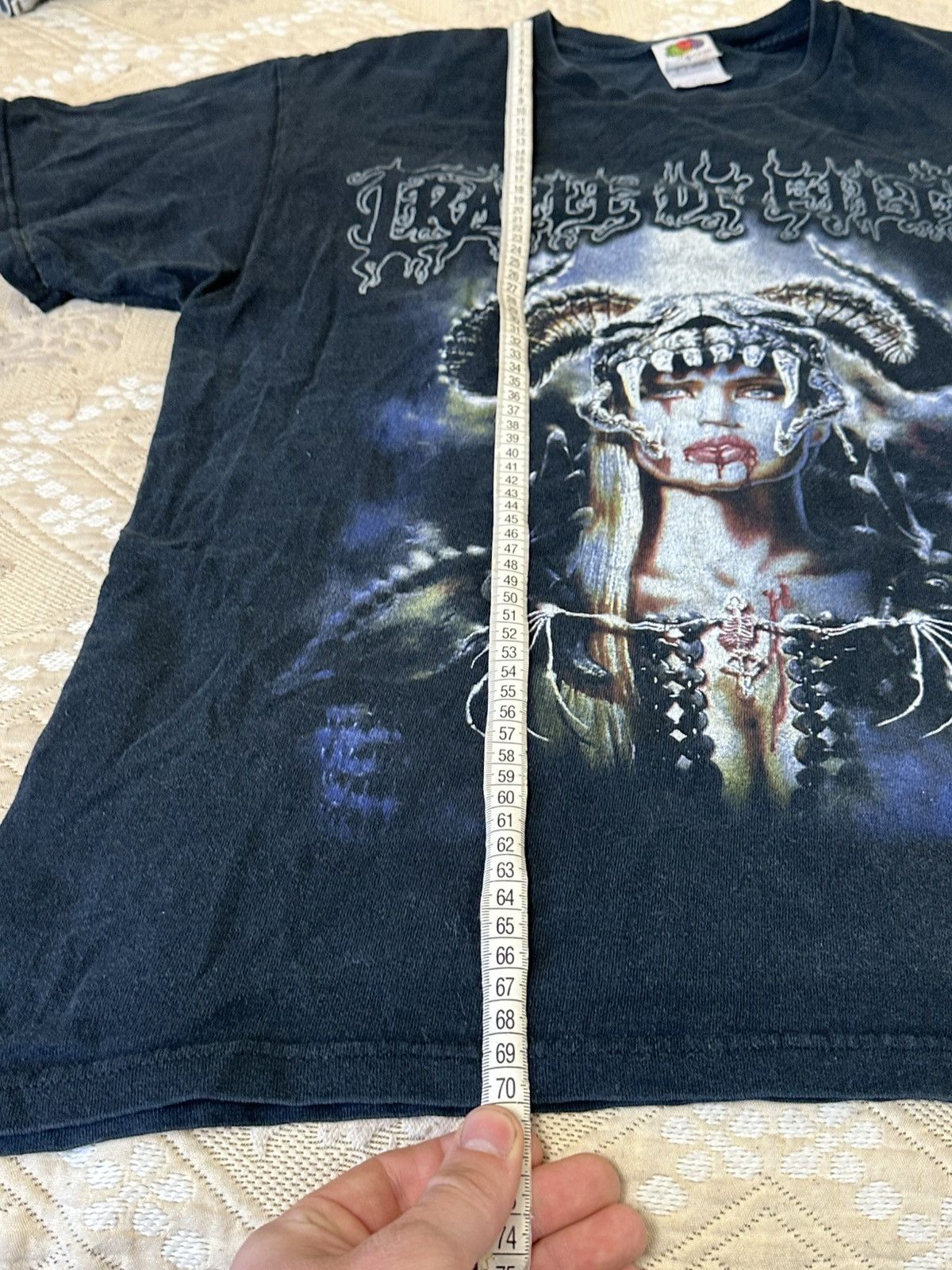 Band Tees 🔥 Vintage 90s Cradle Of Filth Viking Woman Metal Band Shirt Size US L / EU 52-54 / 3 - 10 Thumbnail