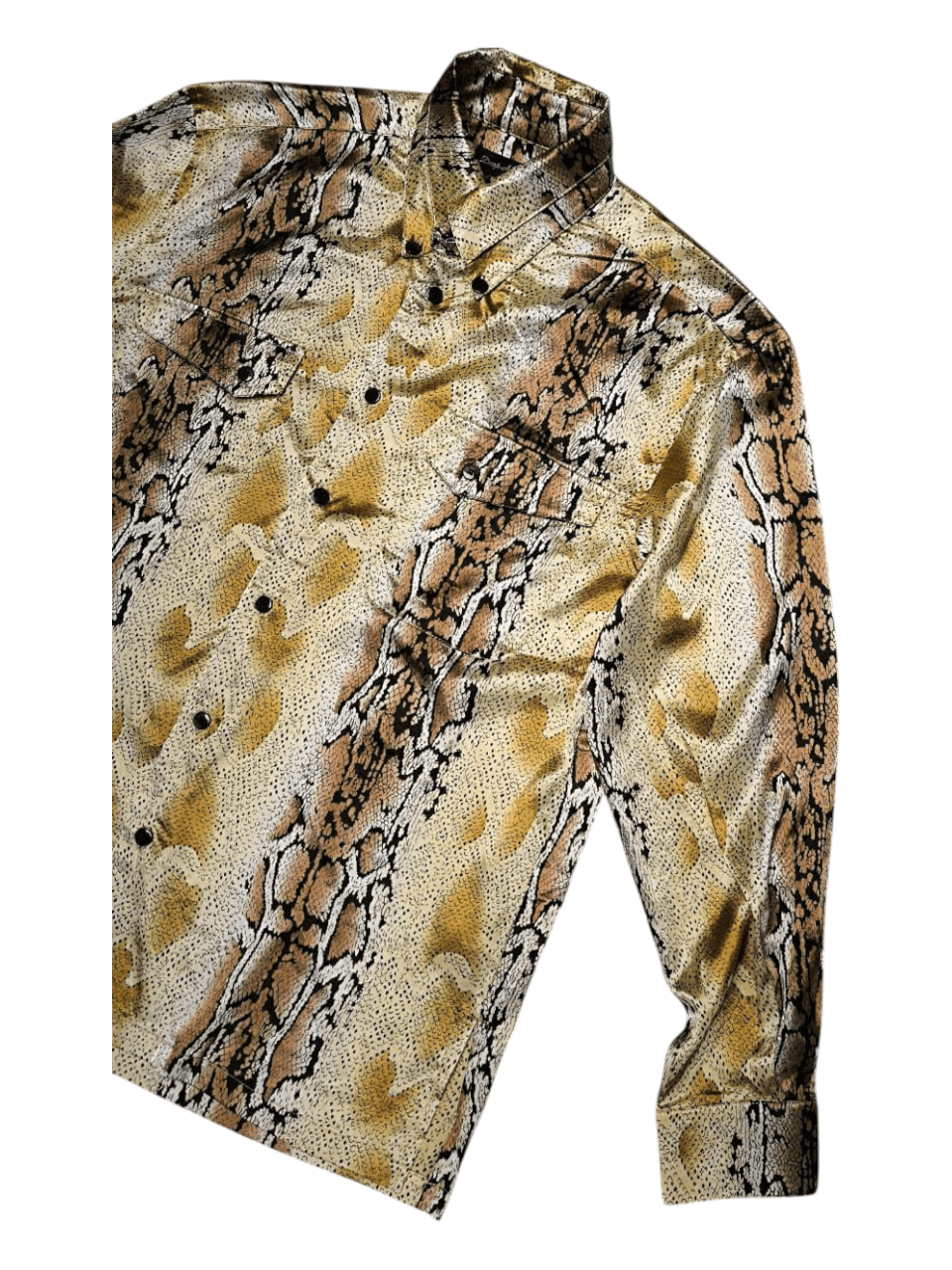 Japanese Brand × Vintage python pattern shirt Drop Head Size US L / EU 52-54 / 3 - 4 Thumbnail