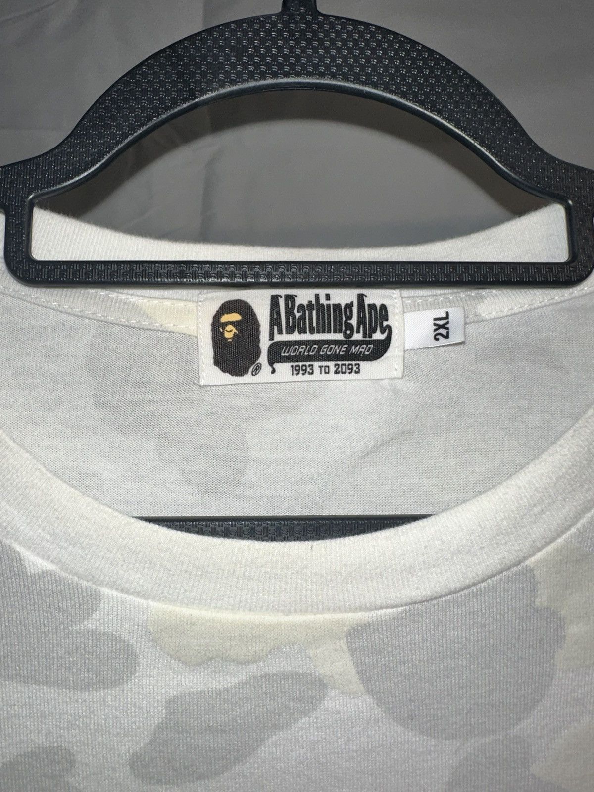 Bape BAPE Glow in the Dark Shark Camo Tee Size US XXL / EU 58 / 5 - 6 Thumbnail
