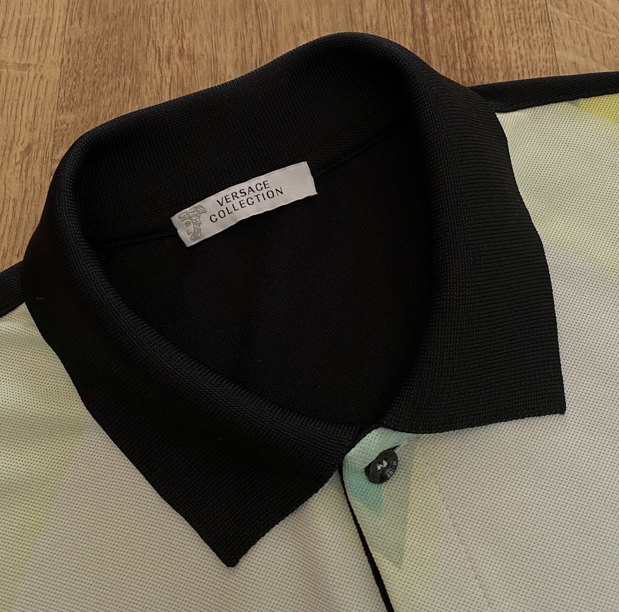 Versace Vercace Collection Pattern Polo Size US XS / EU 42 / 0 - 4 Thumbnail