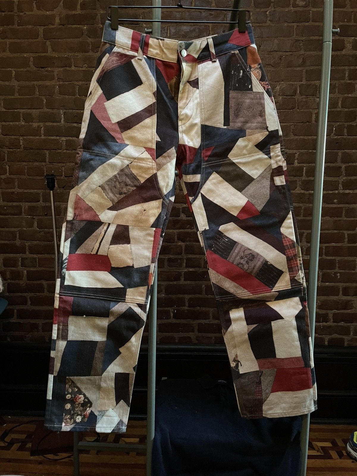 Aime Leon Dore ALD Quilt Print Double Knee Pant Size US 30 / EU 46 - 1 Thumbnail