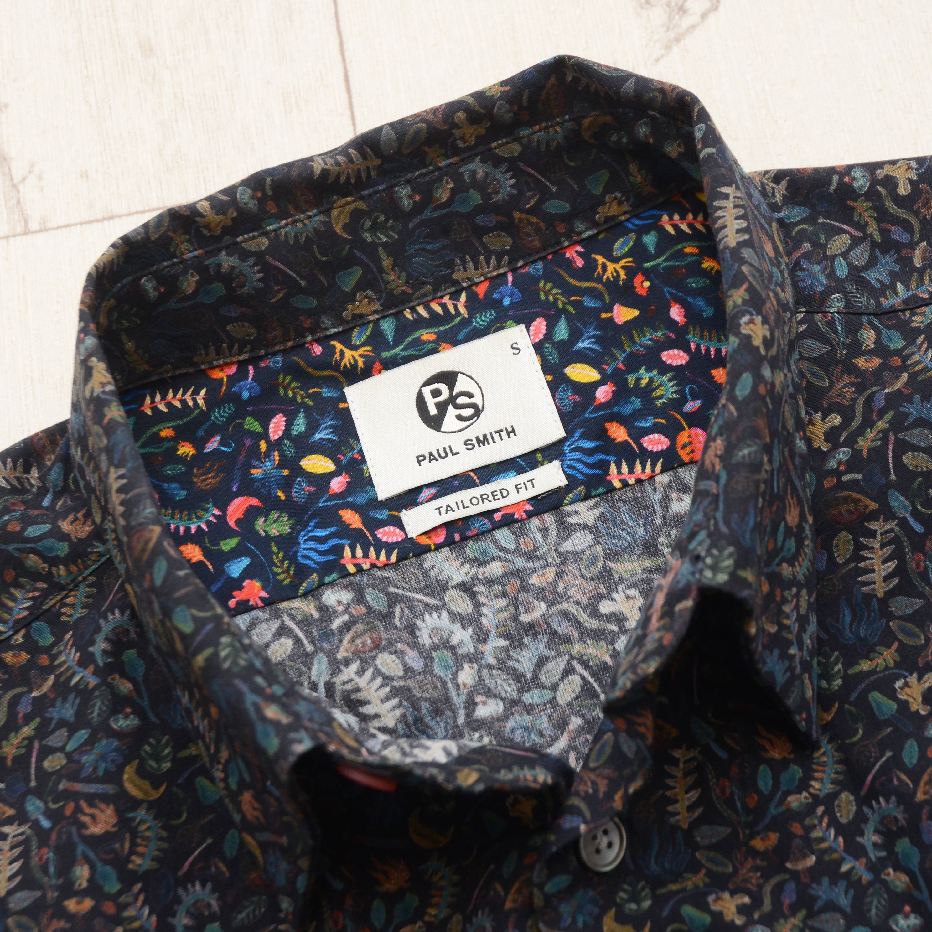 Paul Smith Paul Smith Tailored Fit Casual Shirt Floral Pattern Printed Size US M / EU 48-50 / 2 - 7 Thumbnail