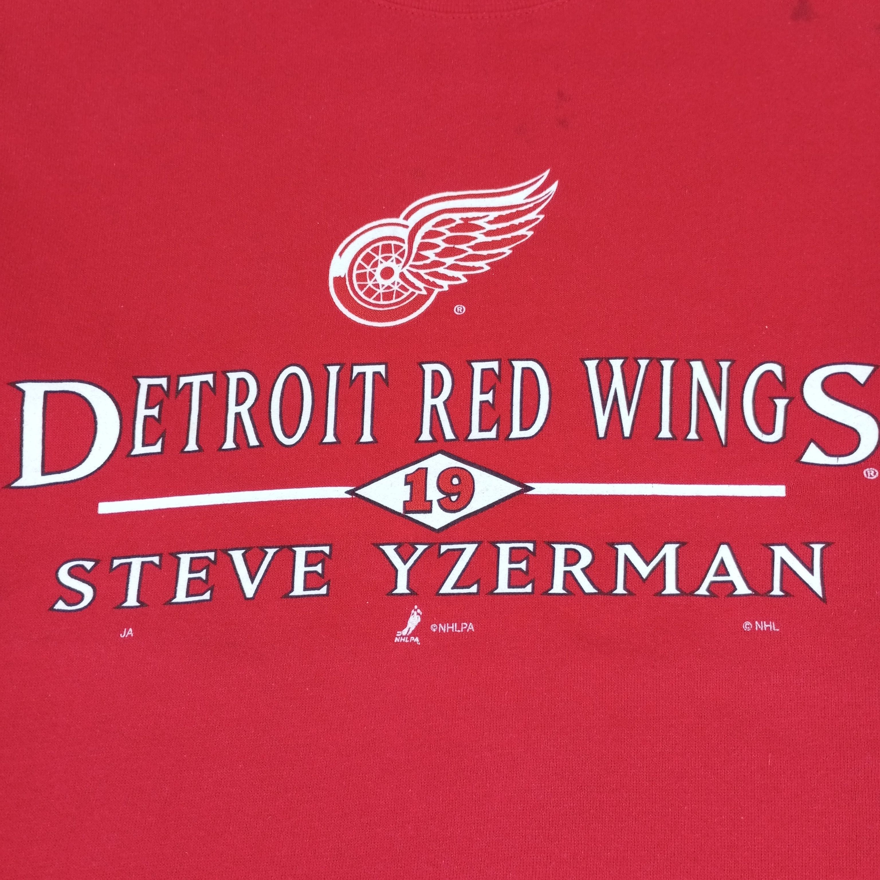 NHL × Vintage NHL Detroit Red Wings Ice Hockey Team Vintage Sweatshirt Size US M / EU 48-50 / 2 - 2 Thumbnail
