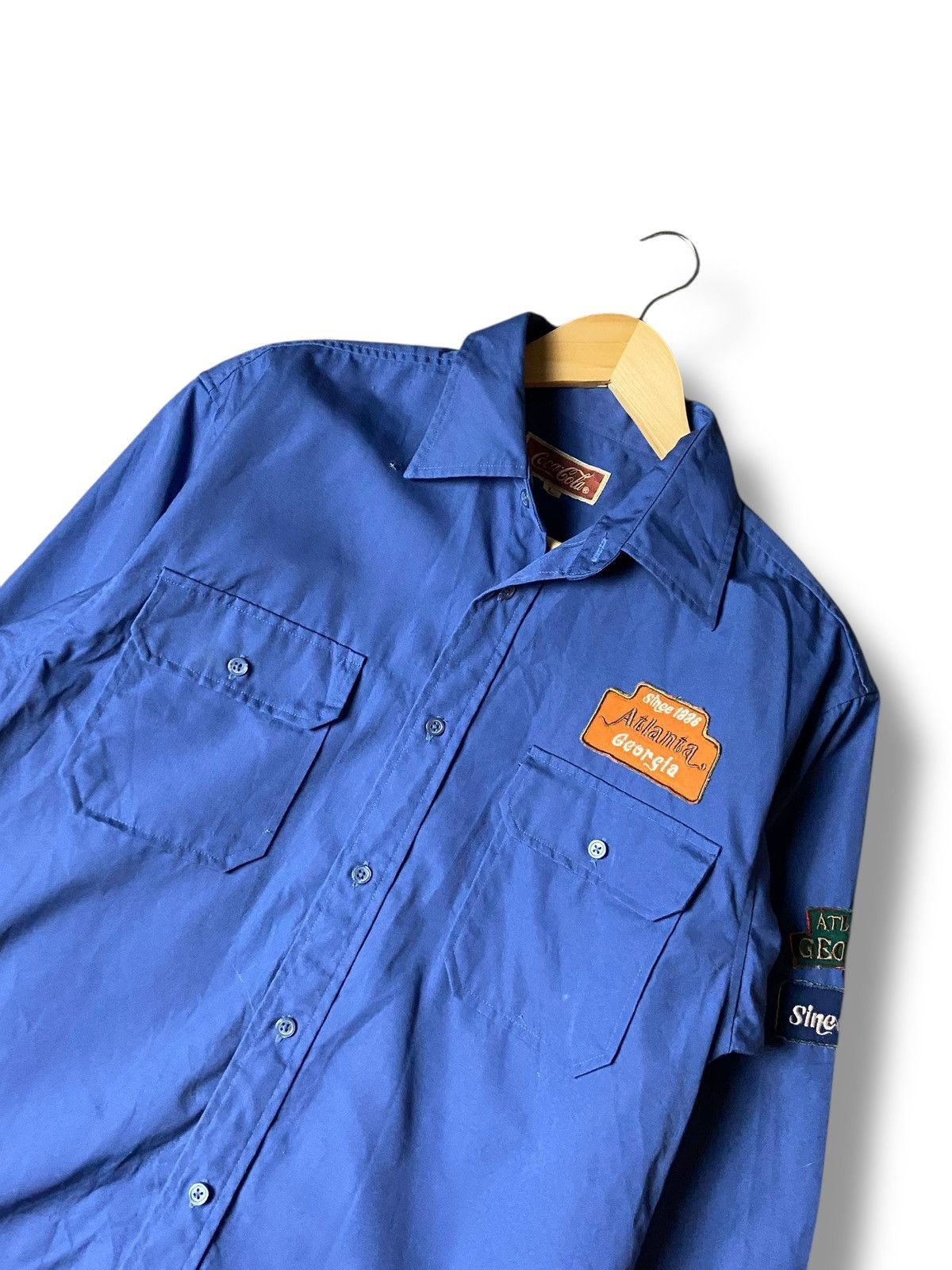 Coca Cola Coca Cola Workwear Shirt with Patches (151) Size US L / EU 52-54 / 3 - 3 Thumbnail