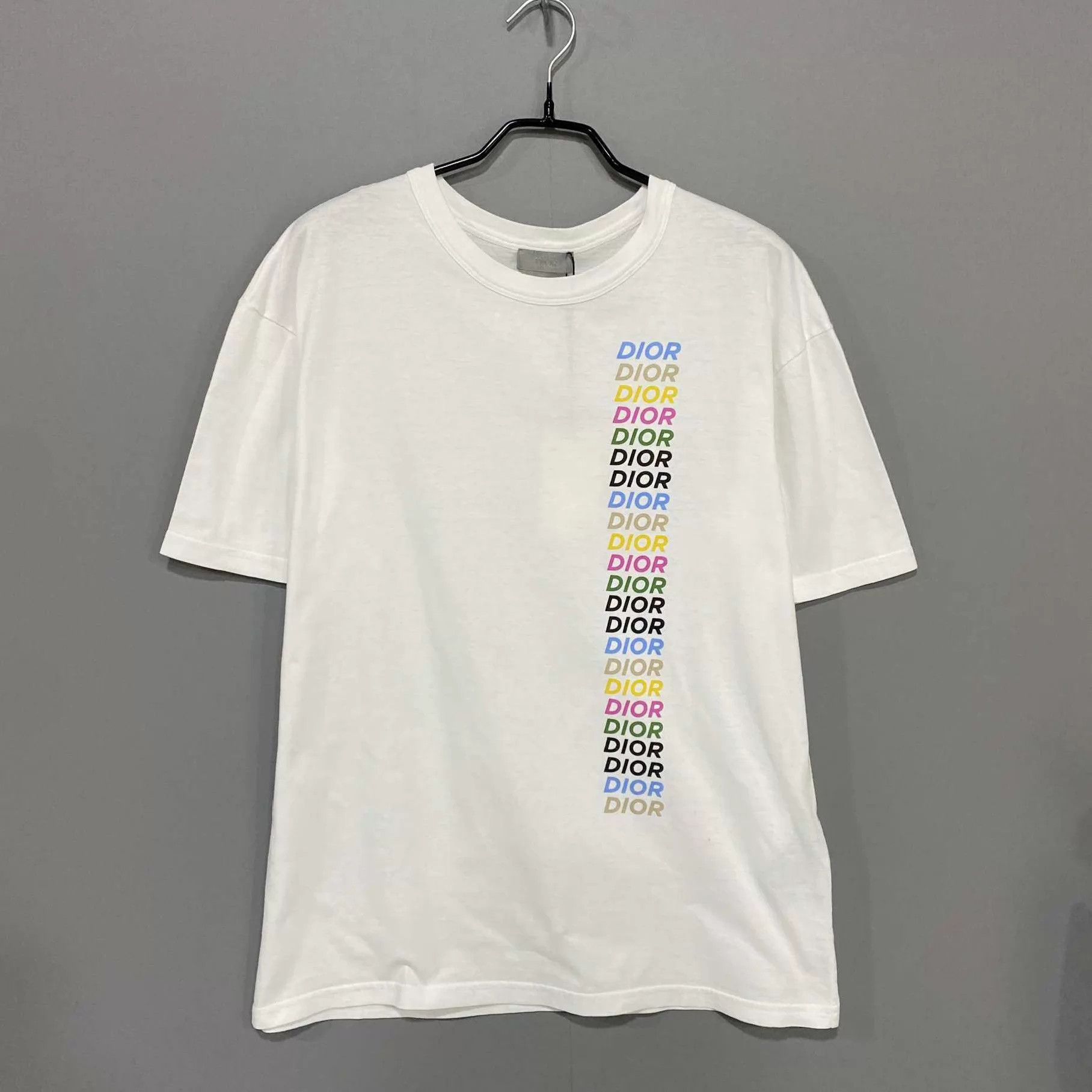 Dior Dior colorful logo short sleeve tee XS Size XS / US 0-2 / IT 36-38 - 1 Thumbnail