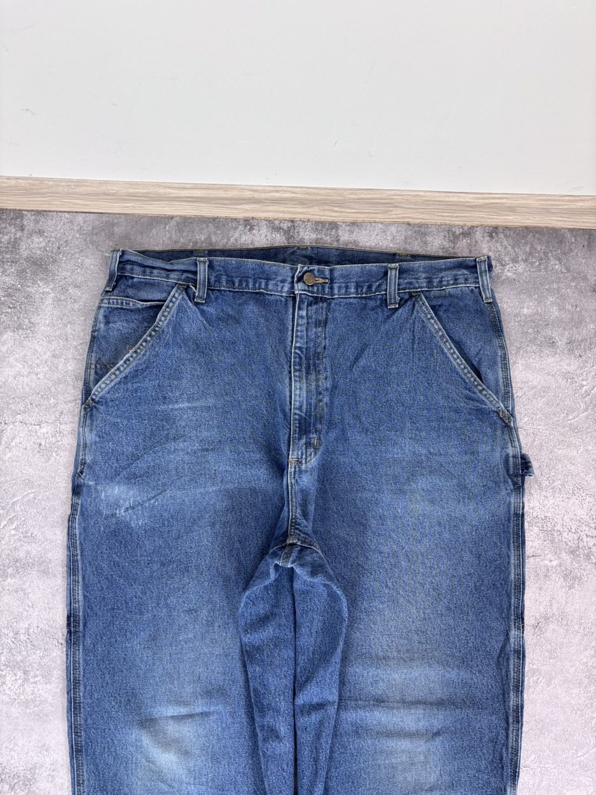 Carhartt Vintage Carhartt Men’s Blue Denim Jeans USA Workwear Size US 40 / EU 56 - 12 Thumbnail