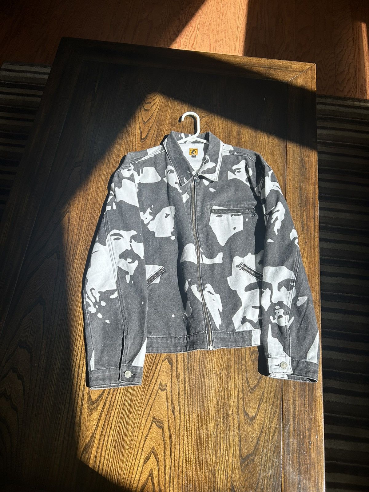 Custom 1/1 “faces camo” jacket