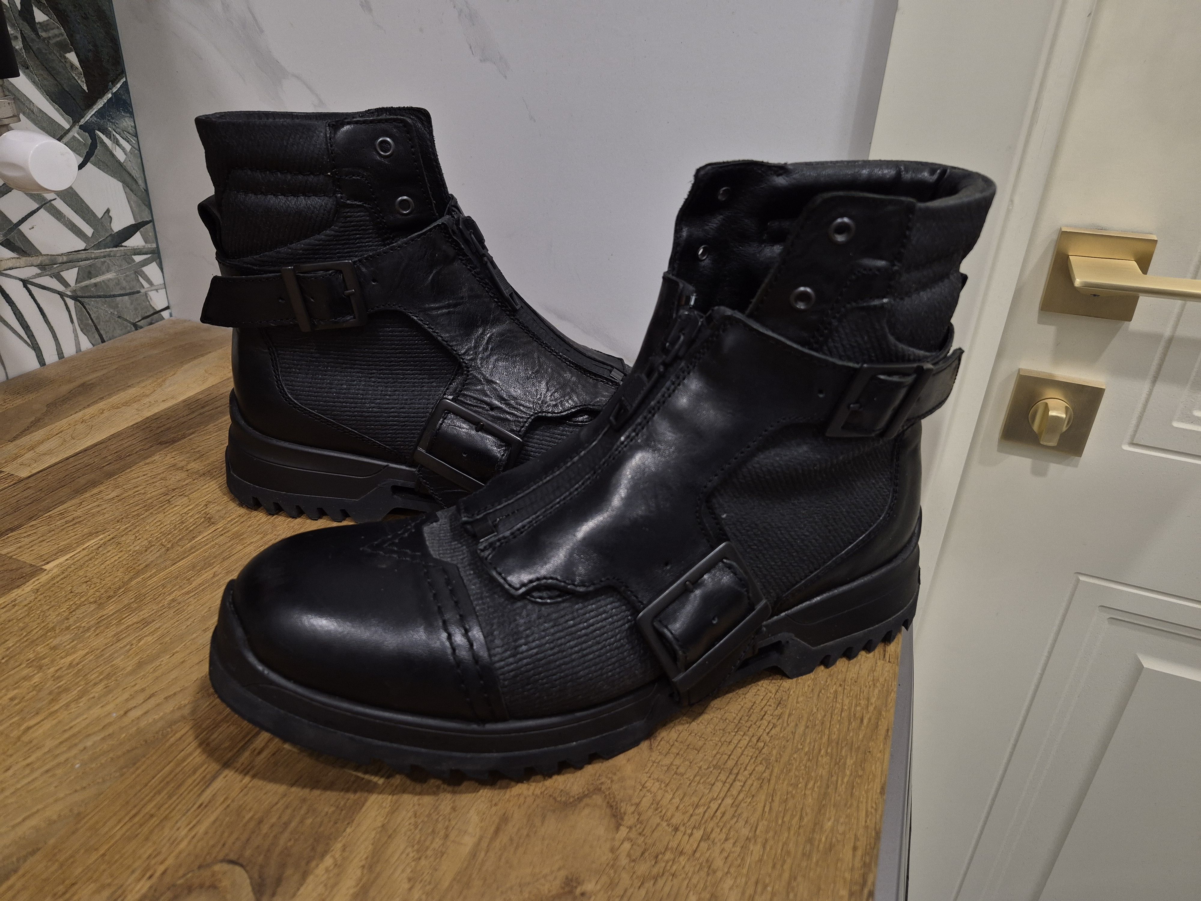 Diesel Diesel rare d klosure leather boots Size US 11 / EU 44 - 4 Thumbnail