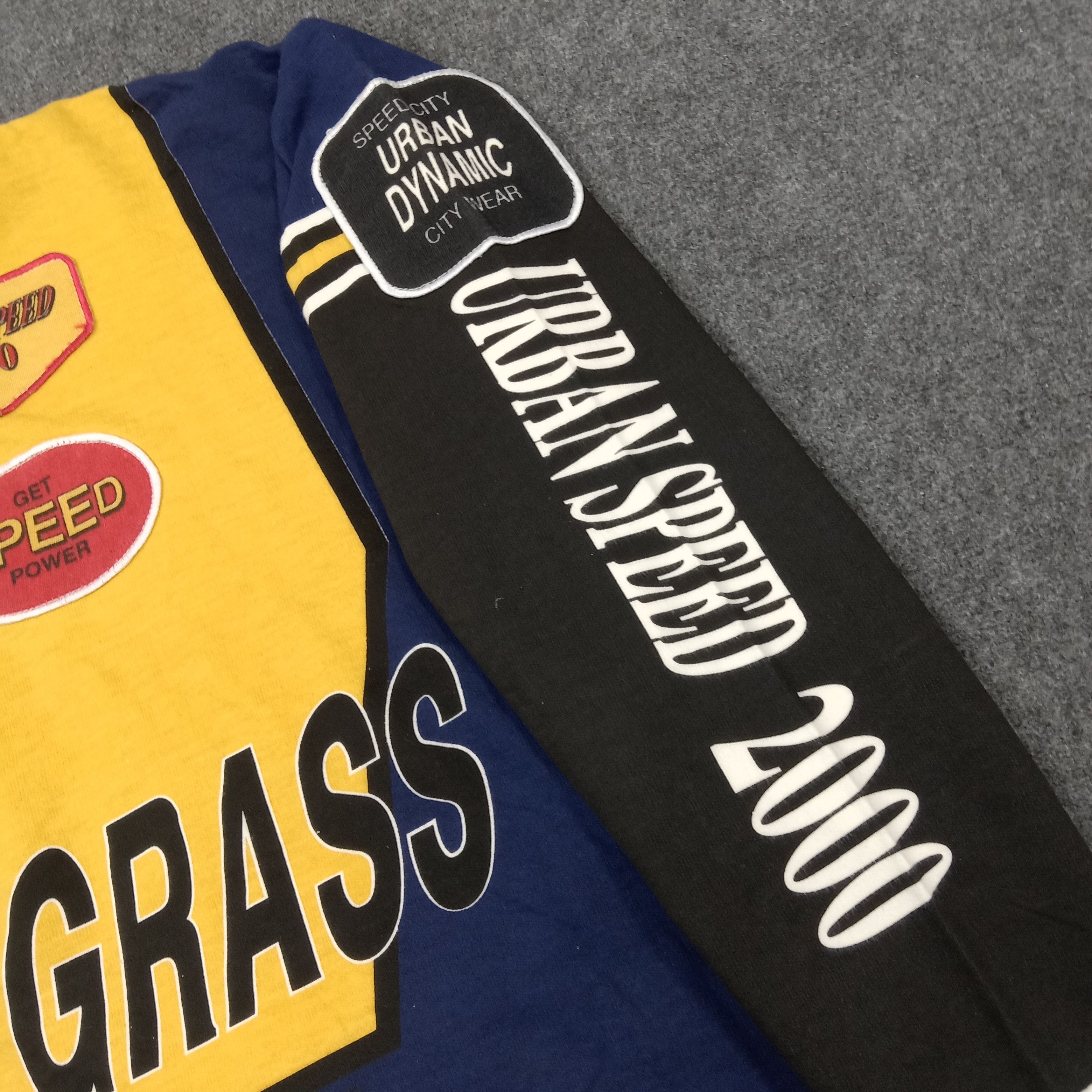 Vintage Lemon Glass American Racing Style Sweatshirt Size US XL / EU 56 / 4 - 3 Thumbnail