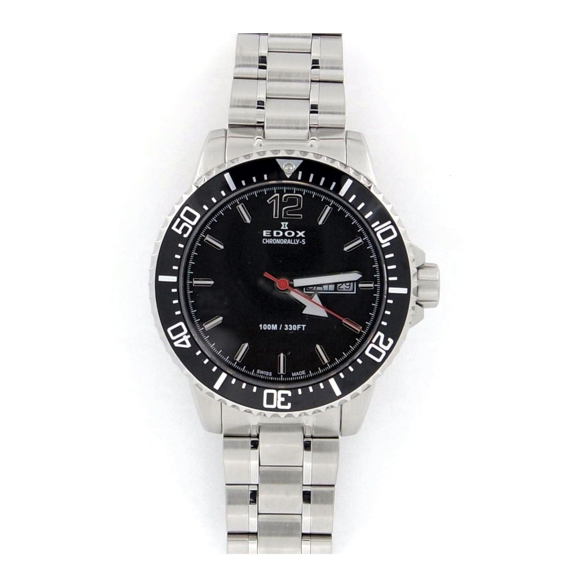 Other Other Edox Chronorally S Stainless Steel Watch Metal Quartz 84300 DUTY FREE for USA Size ONE SIZE - 1 Thumbnail