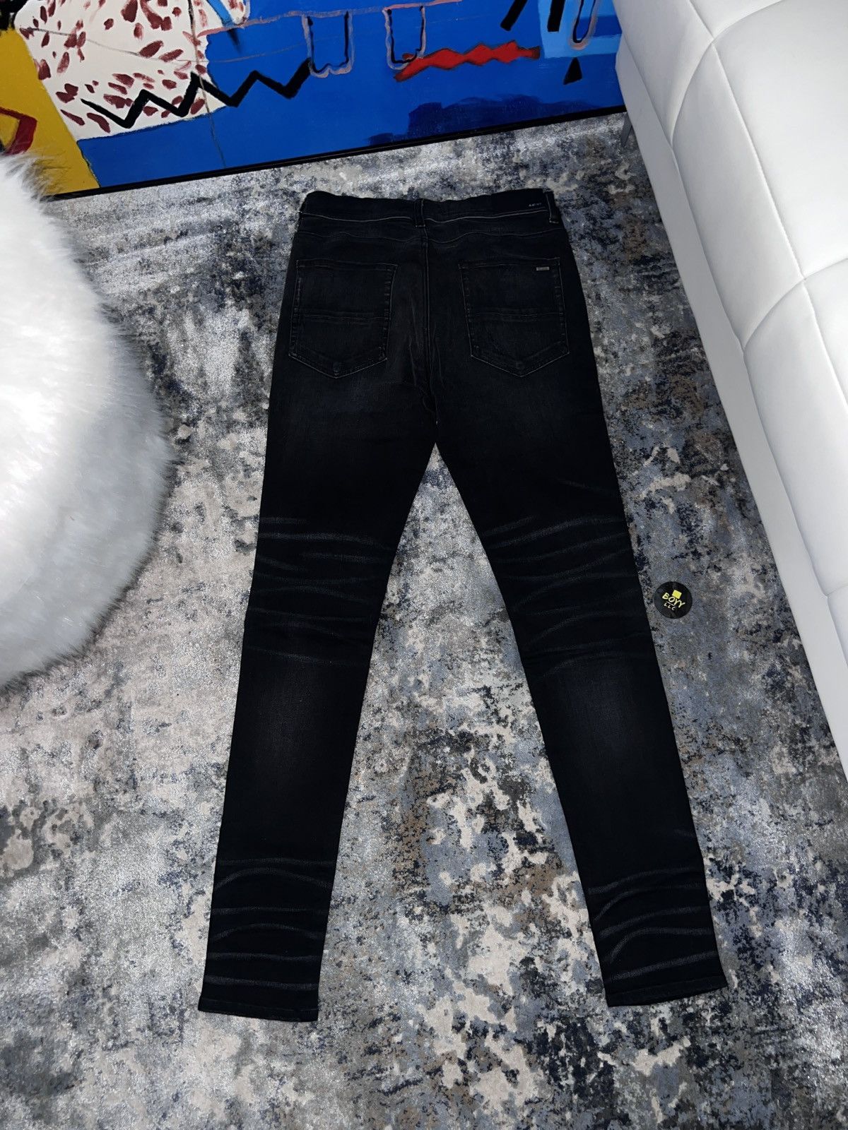Amiri Amiri pink patch mx1 jeans Size US 34 / EU 50 - 5 Thumbnail