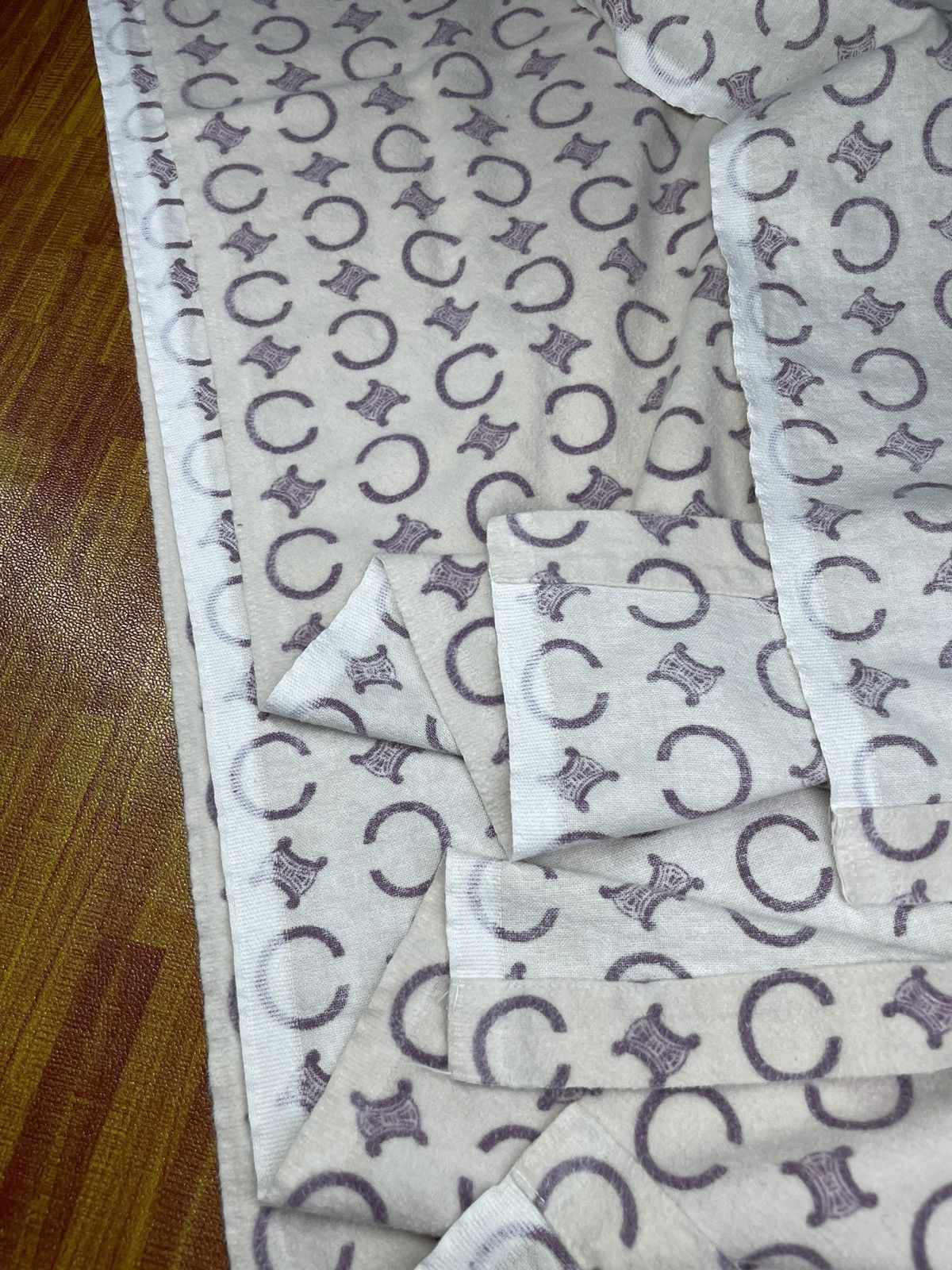 Celine Vintage CELINE Full Monogram Throw Blanket Size ONE SIZE - 4 Thumbnail