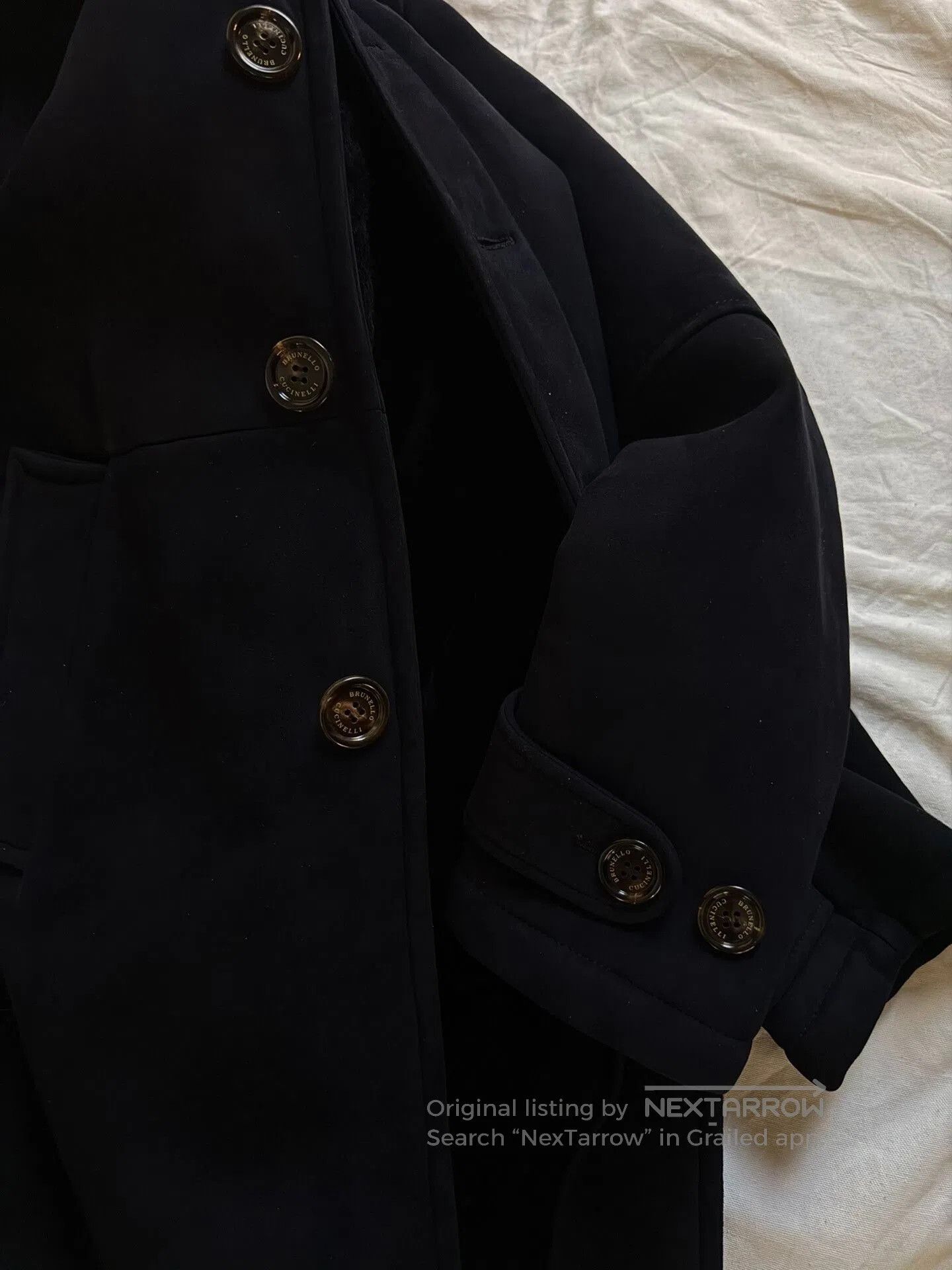 Brunello Cucinelli Brunello Cucinelli Men's Shearling Coat. Size US M / EU 48-50 / 2 - 6 Thumbnail