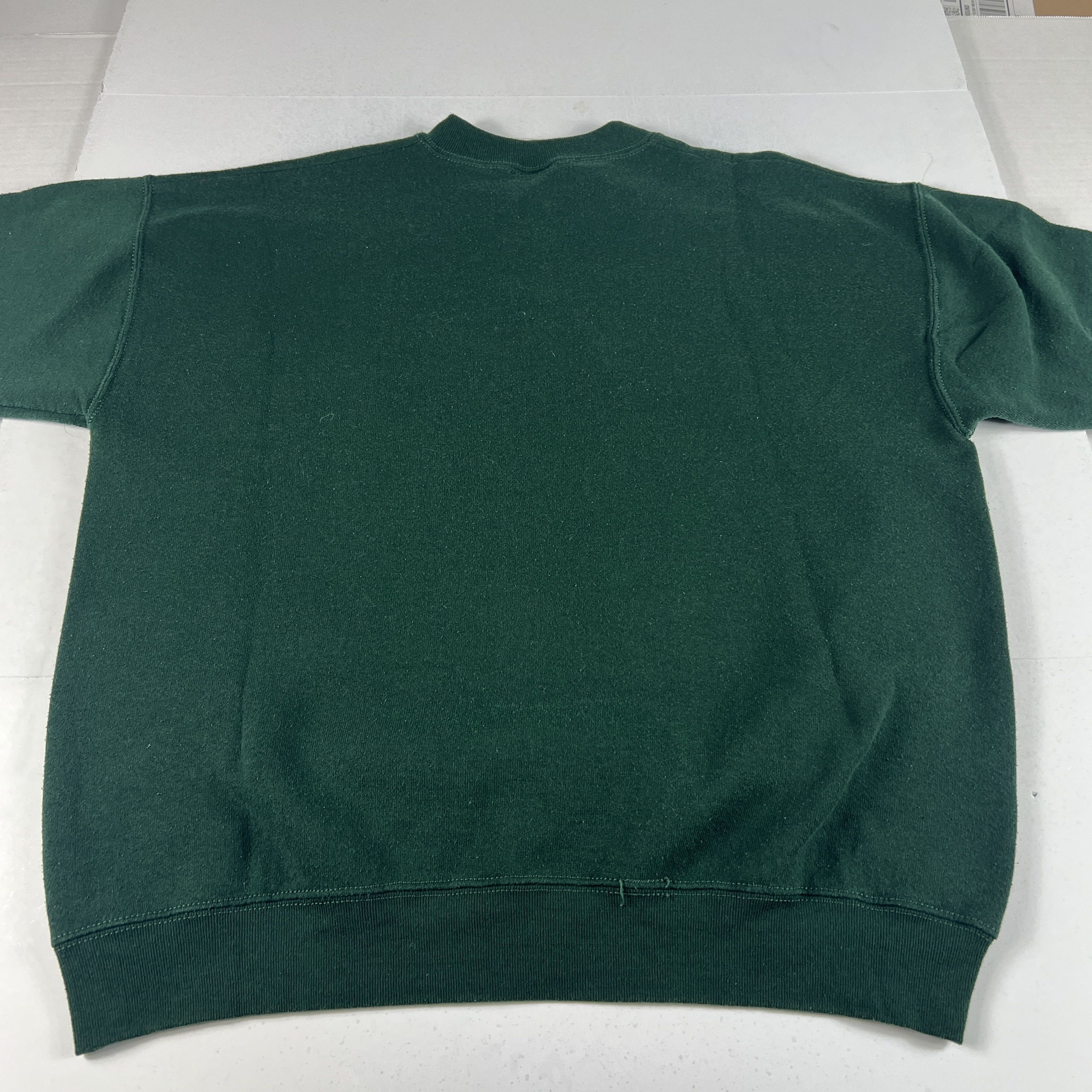 Fruit Of The Loom × NFL × Vintage VTG 90s Green Bay Packers Sweatshirt Green Helmet Crewneck Size US M / EU 48-50 / 2 - 13 Thumbnail