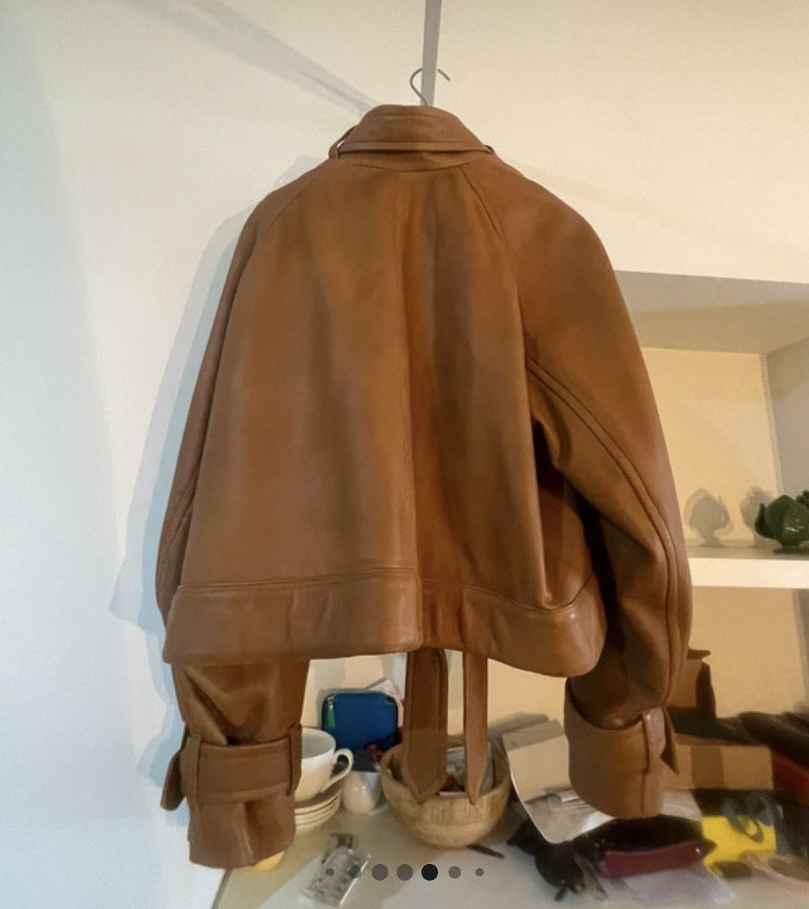 Acne Studios Timeless short leather jacket acne studios Size S / US 4 / IT 40 - 5 Thumbnail