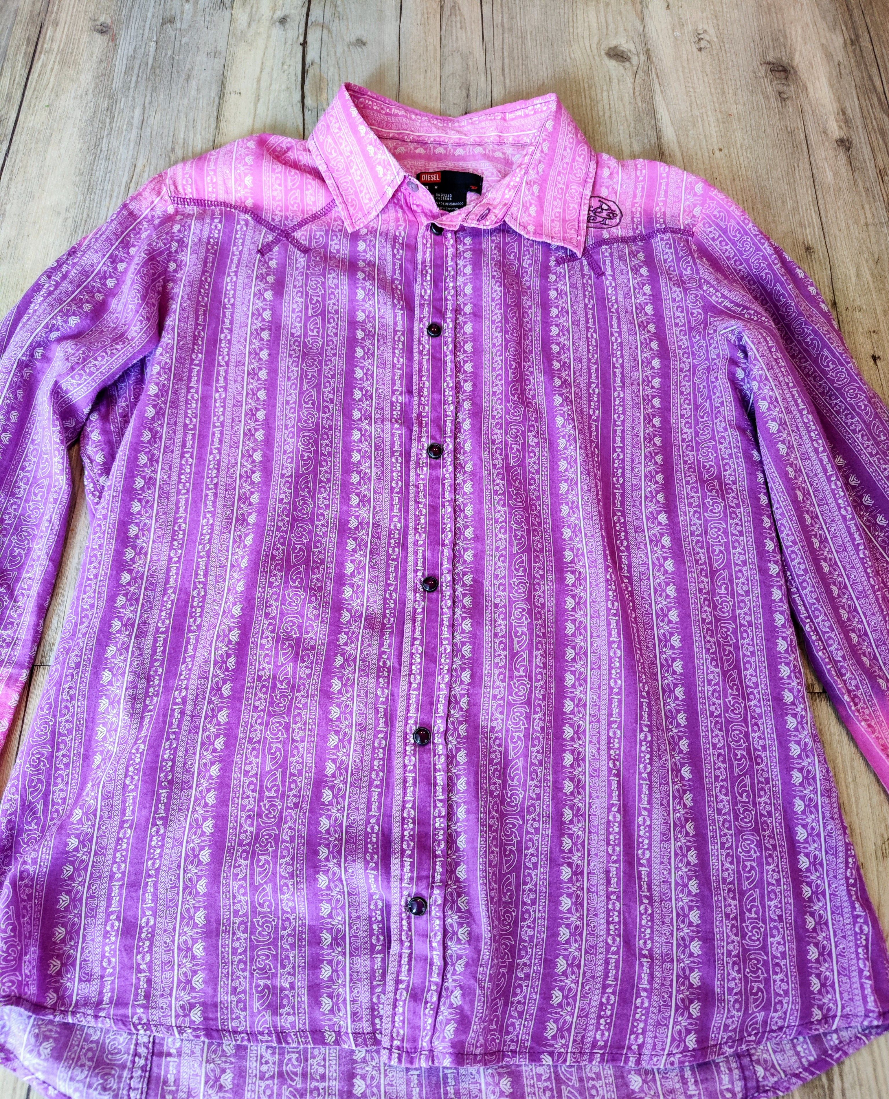 Diesel 90's indian shirt Size US M / EU 48-50 / 2 - 2 Thumbnail