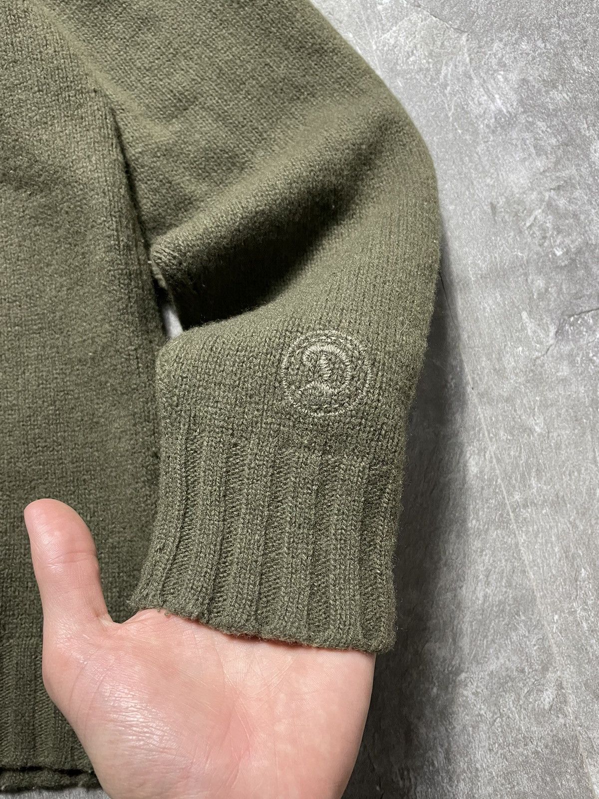 Diesel Vintage Diesel Embroidered Logo Full Zip Wool Knit Sweater Size US S / EU 44-46 / 1 - 3 Thumbnail