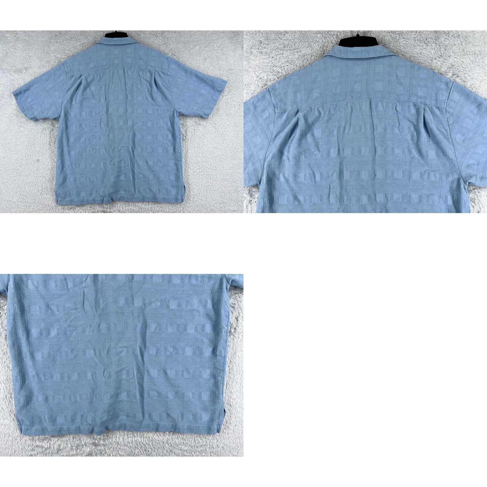 Vintage VINTAGE Jamaica Jaxx Shirt Men L Blue Silk Button-Up Hawaiian Beach Size US L / EU 52-54 / 3 - 9 Thumbnail