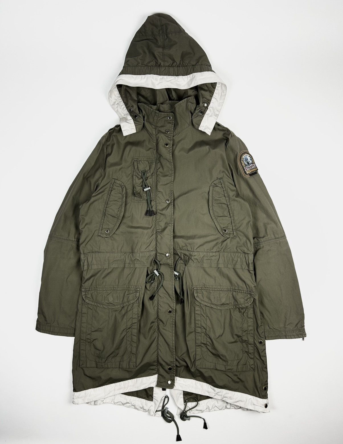 Parajumpers Parajumpers Long Parka Multipocket Windbreaker Jacket Size L / US 10 / IT 46 - 1 Thumbnail