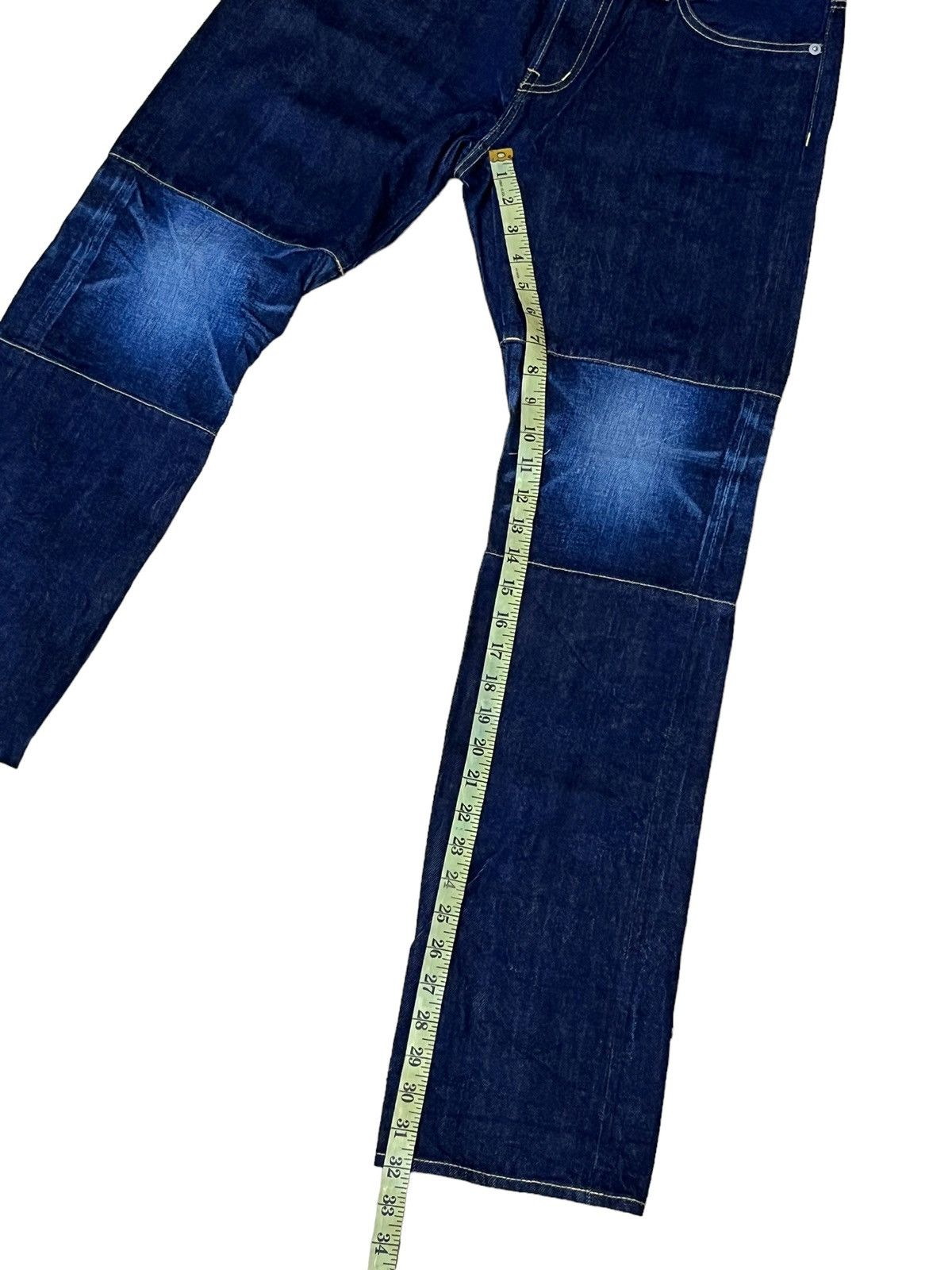 Hysteric Glamour HYSTERIC GLAMOUR (SAMPLE)STUDDED POCKET SELVEDGE DENIM JEAN Size US 32 / EU 48 - 19 Thumbnail