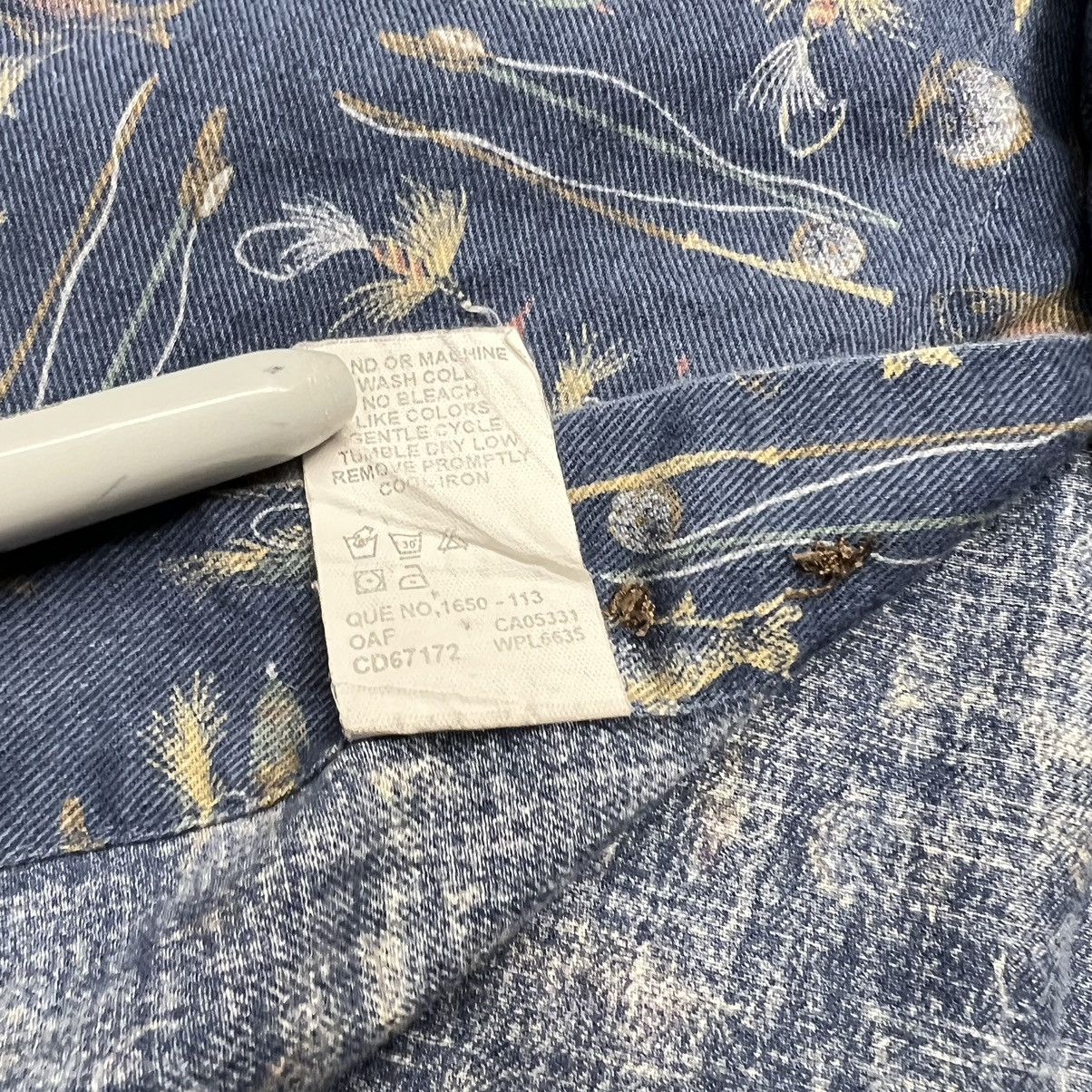 Vintage × Woolrich Woolen Mills VTG Woolrich Shirt Blue Button Down Fish Fishing Long Sleeve Size US L / EU 52-54 / 3 - 9 Thumbnail
