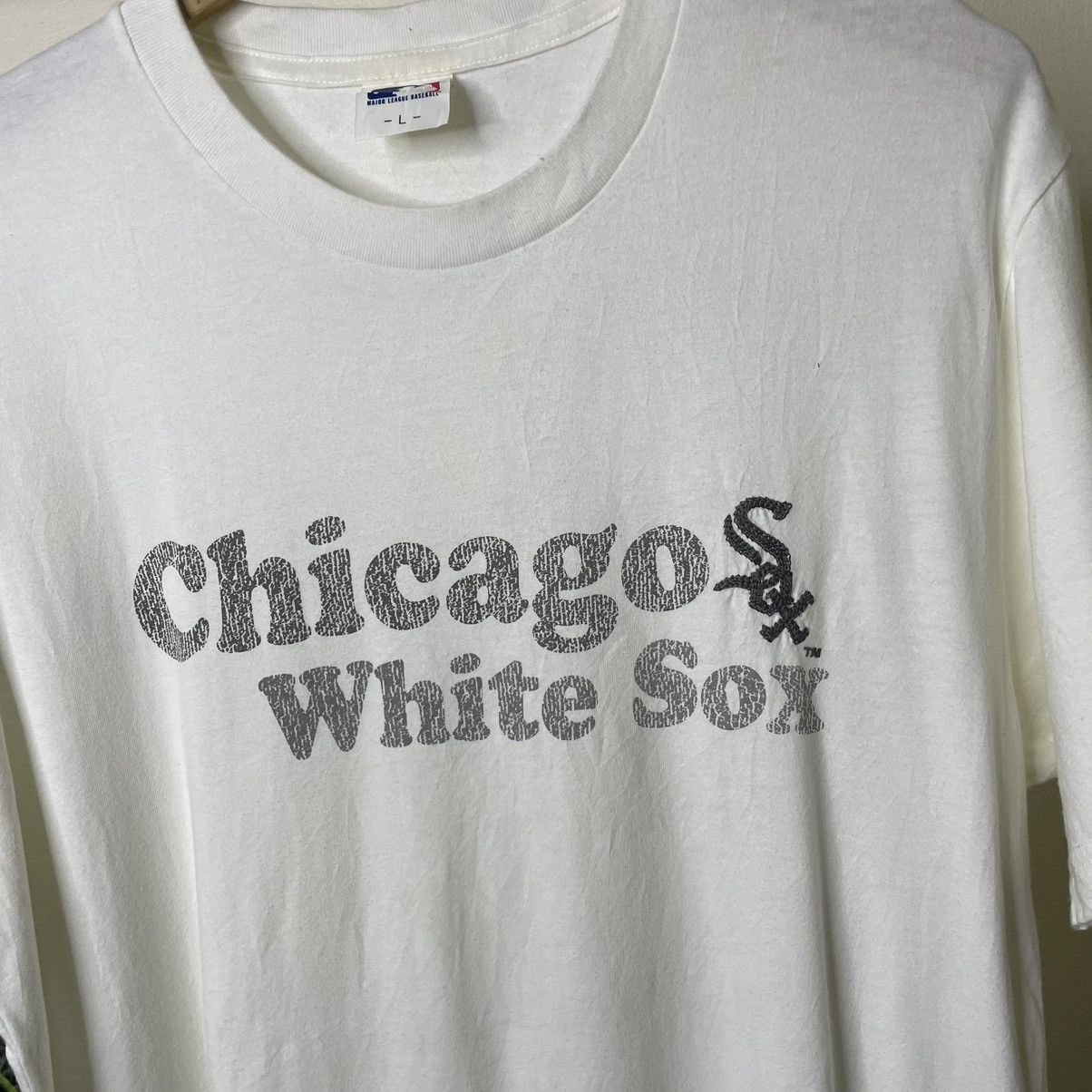 MLB × Vintage Vintage Y2K Chicago White SOX MLB Baseball T Shirt Size US L / EU 52-54 / 3 - 2 Thumbnail