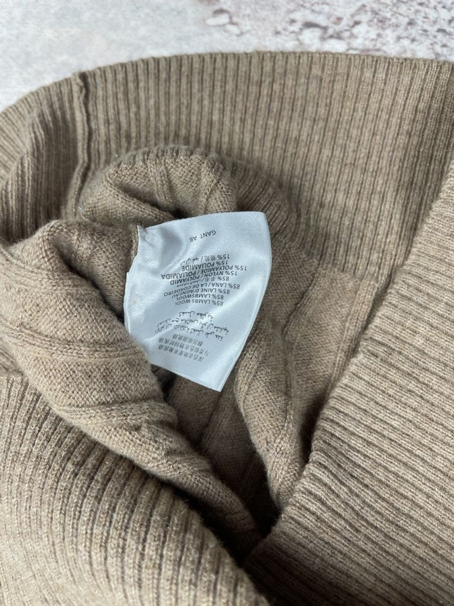 Gant GANT M – Cable Knit Wool Zip Hoodie, Old Money Classic Size M / US 6-8 / IT 42-44 - 4 Thumbnail