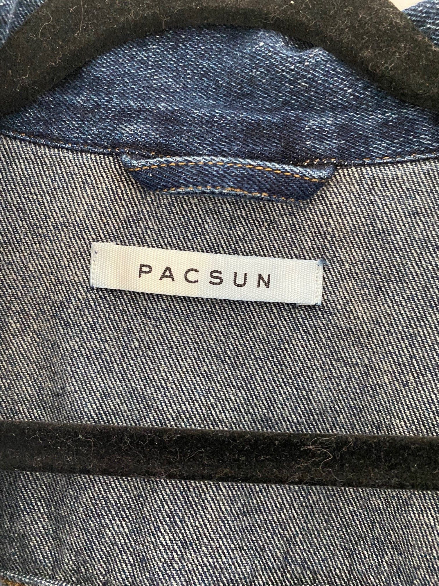 Pacsun Pacsun Men's Denim Jacket Size US L / EU 52-54 / 3 - 3 Thumbnail