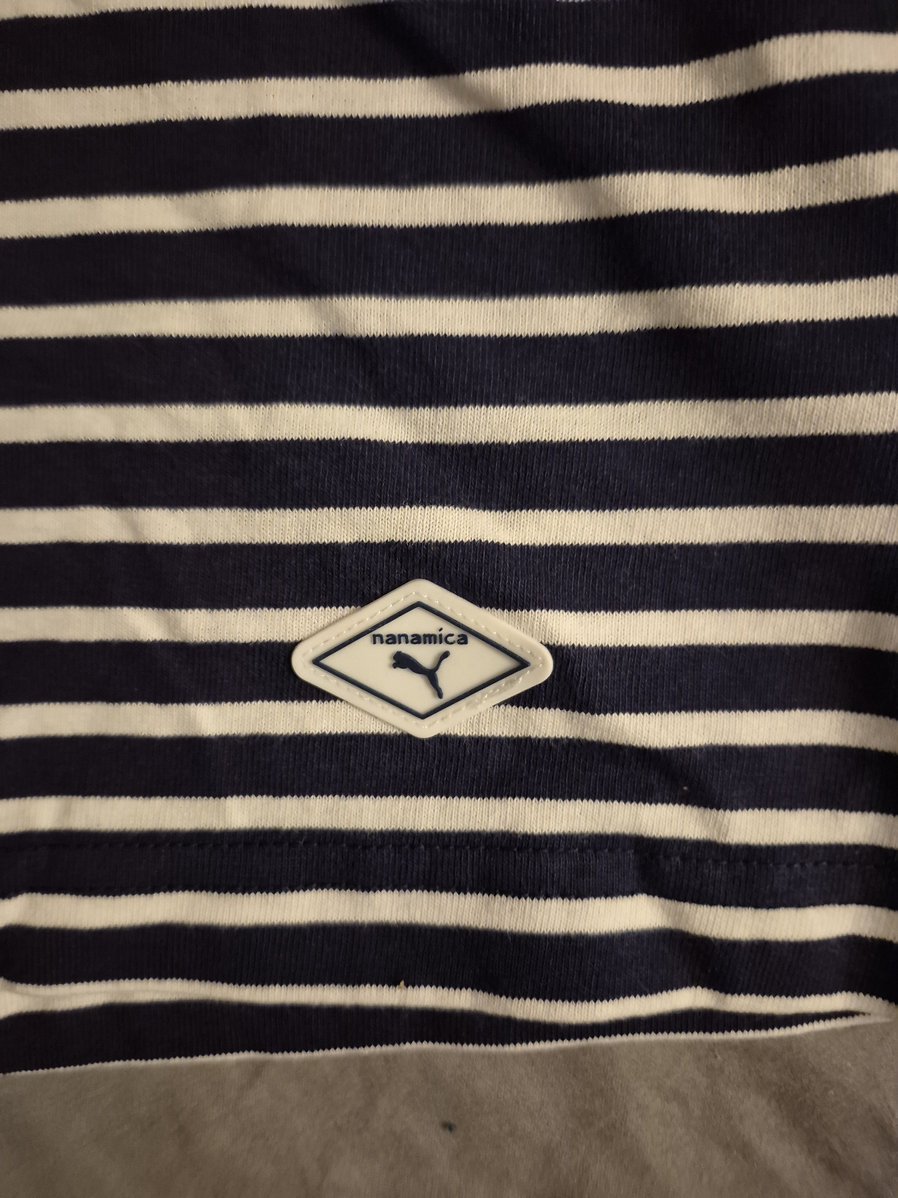 Puma Puma X Nanamica Striped Tee Shirt Size Medium Size US M / EU 48-50 / 2 - 2 Thumbnail