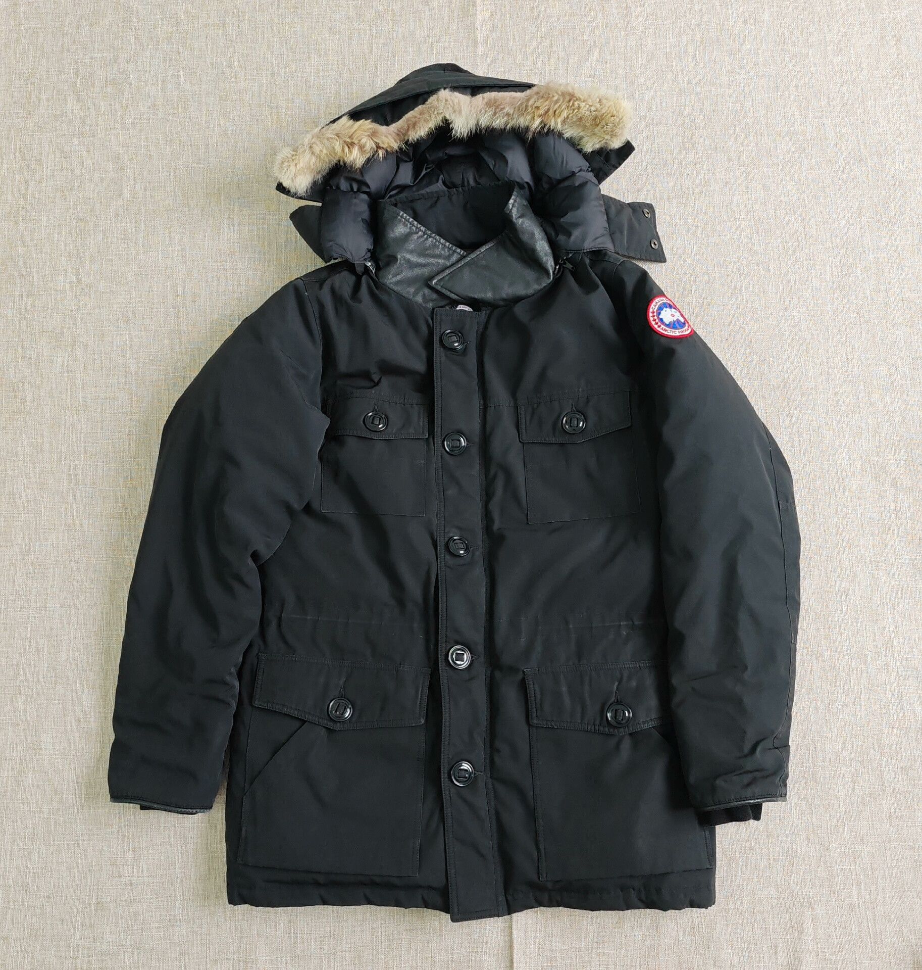 Canada Goose Men's Down Jacket Fur Collar