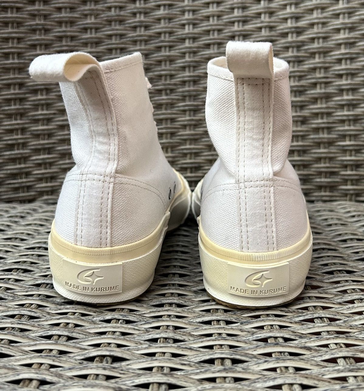 Japanese Brand × Moonstar × YMC YMC X MoonStar Hi Basket Vulcanised Canvas Trainers Size 5 Size US 5 / IT 35 - 5 Thumbnail