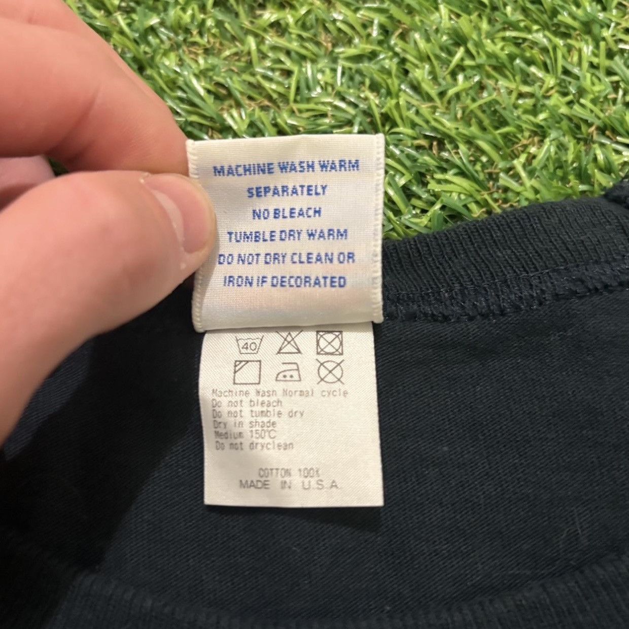 Champion Vintage 90s Blank Champion Long Sleeve - Made in USA Size US L / EU 52-54 / 3 - 6 Thumbnail