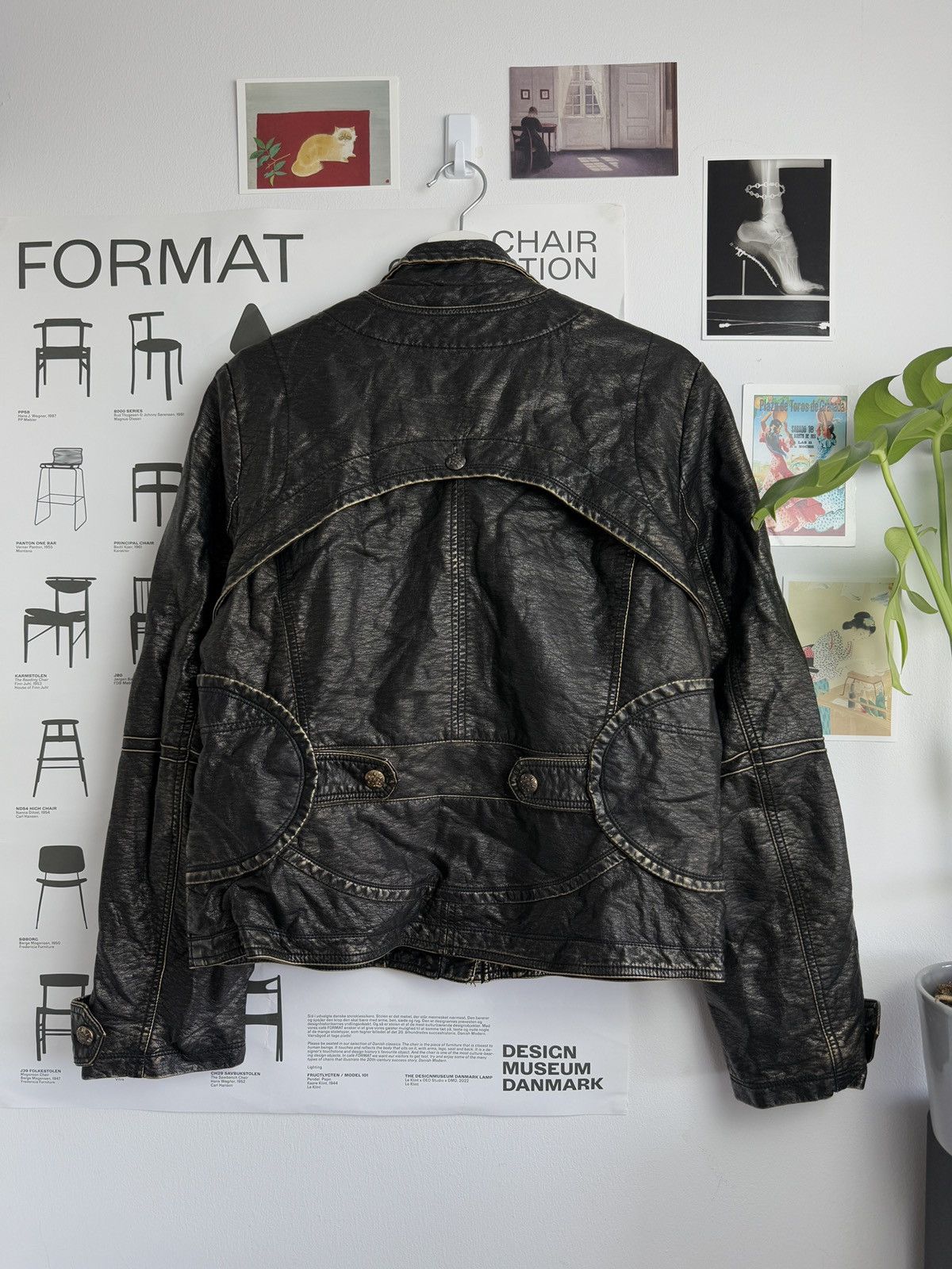 Japanese Brand Vintage y2k cropped leather moto racing jacket M archive Size M / US 6-8 / IT 42-44 - 2 Thumbnail