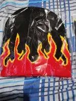 Other Fire Flame Black / Red Graphic Beanie S Size◆4 Size ONE SIZE - 4 Thumbnail