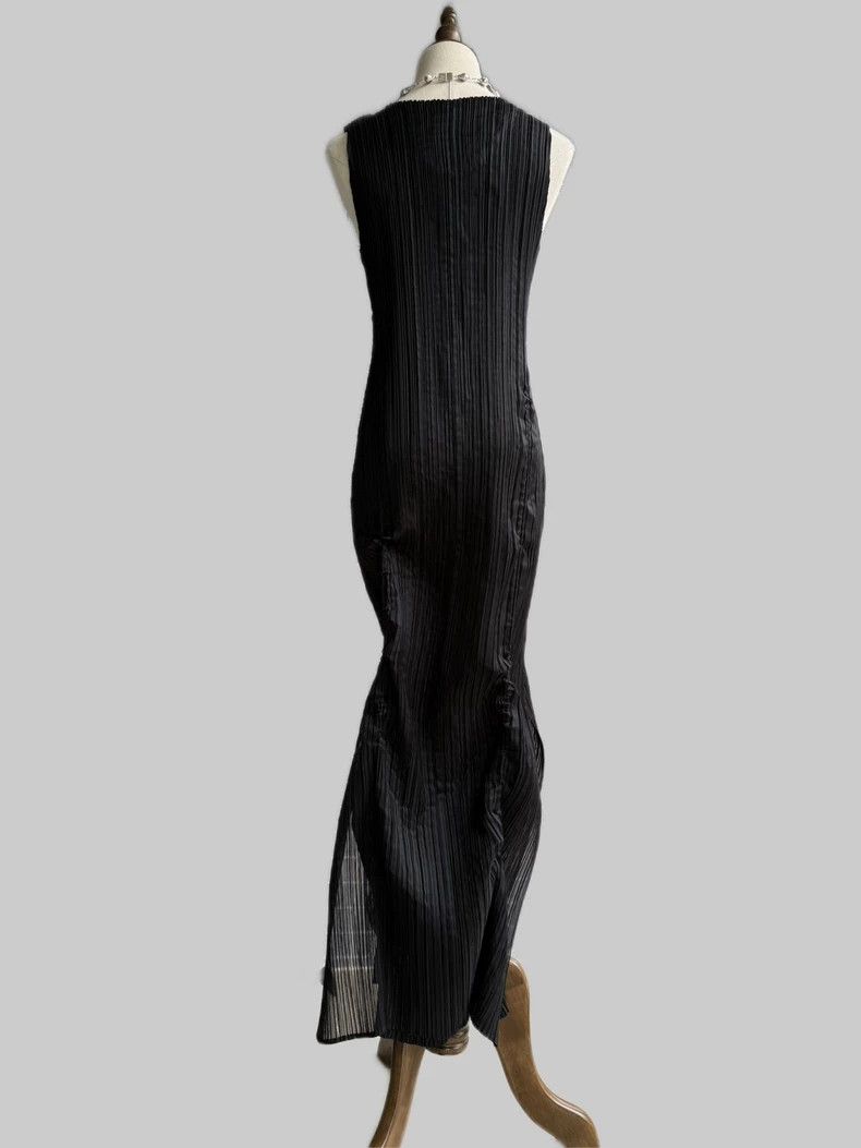 Issey Miyake Issey Miyake Black main line drawstring dress Size M / US 6-8 / IT 42-44 - 4 Thumbnail