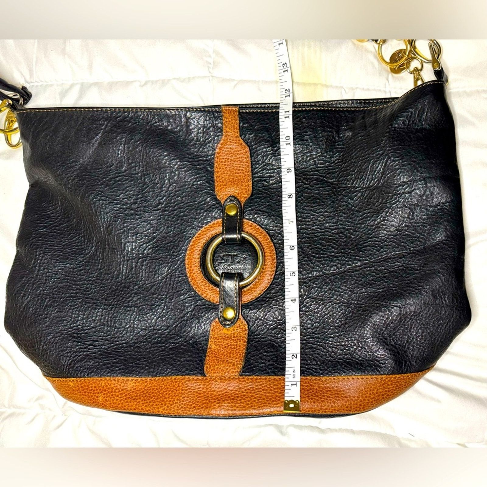 Other Stefani Italian Leather Large Shoulder Bag Size ONE SIZE - 9 Thumbnail