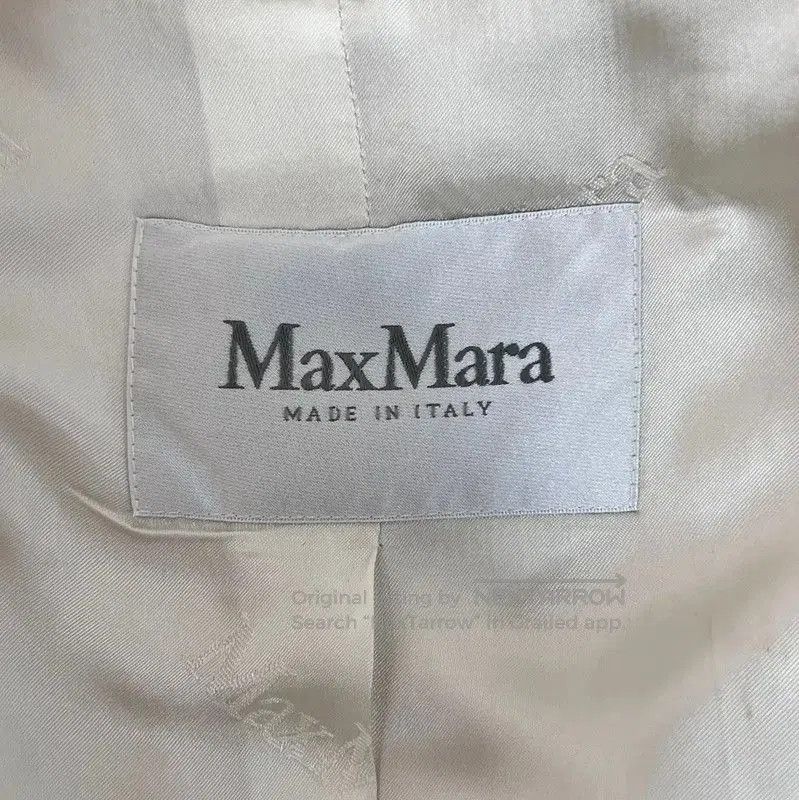 Max Mara MaxMara Women's White Cotton Blend Coat . Size S / US 4 / IT 40 - 4 Thumbnail
